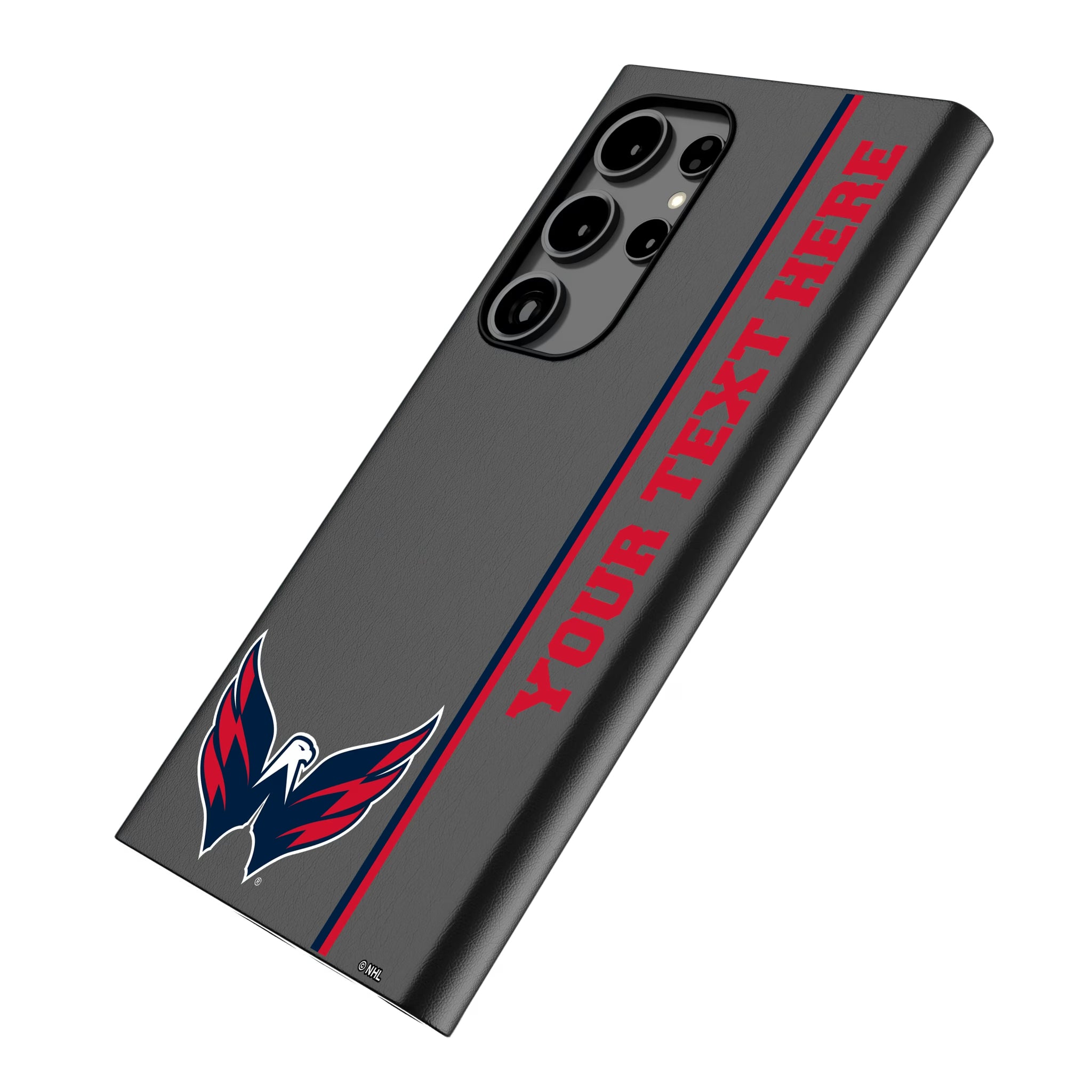 Washington Capitals Personalized Sidebard Galaxy MagSafe Compatible Phone Case for Samsung Galaxy - Isometric View