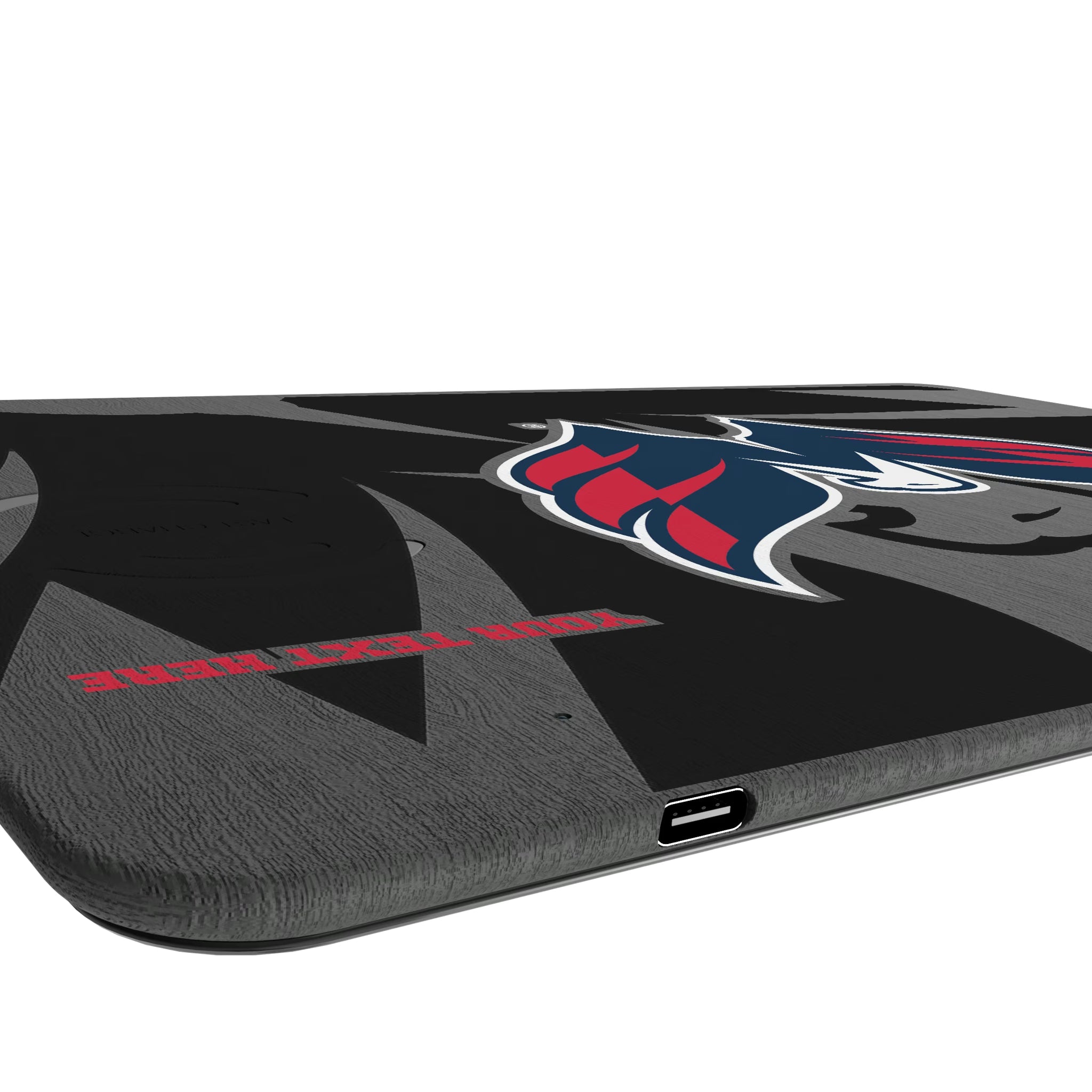 Washington Capitals Personalized Tilt 15-Watt Wireless Charger and Mouse Pad