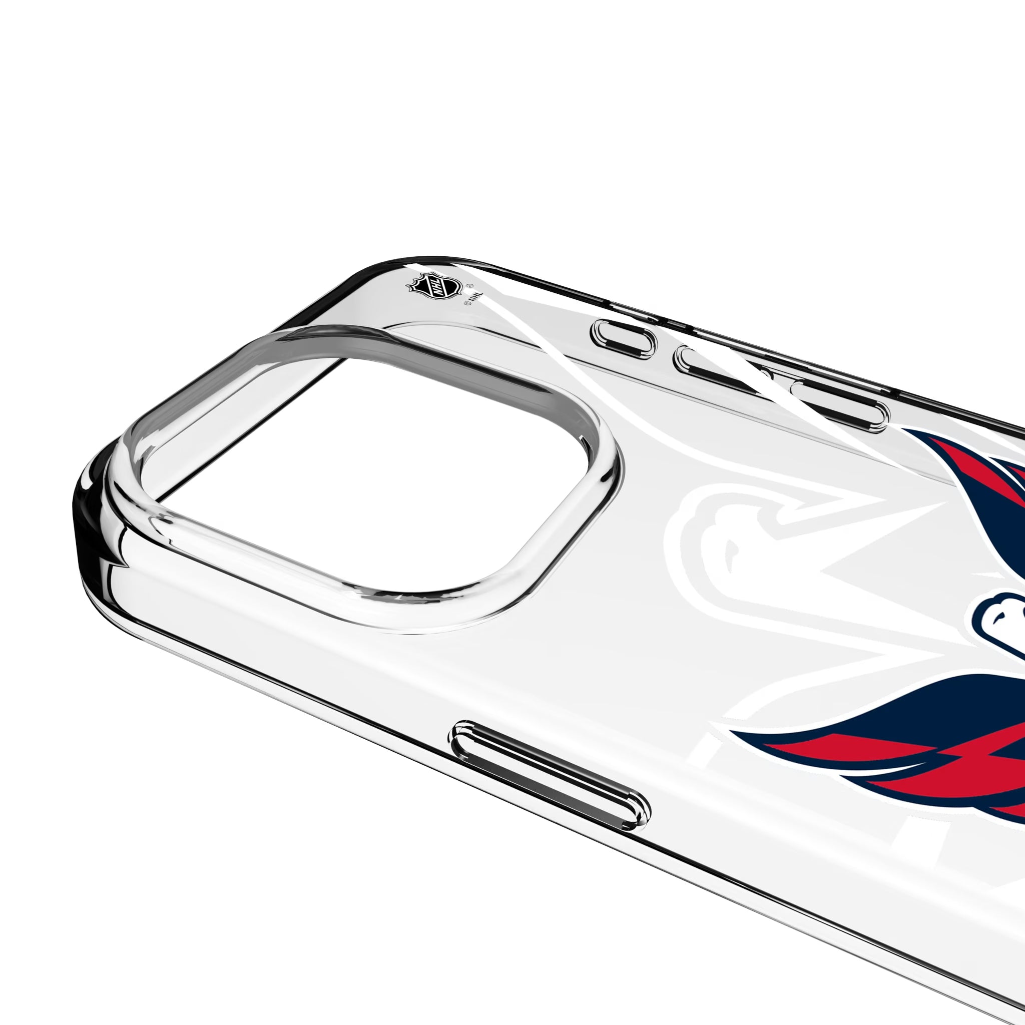 Washington Capitals Personalized Tilt iPhone Clear Phone Case for Apple iPhone - Detail