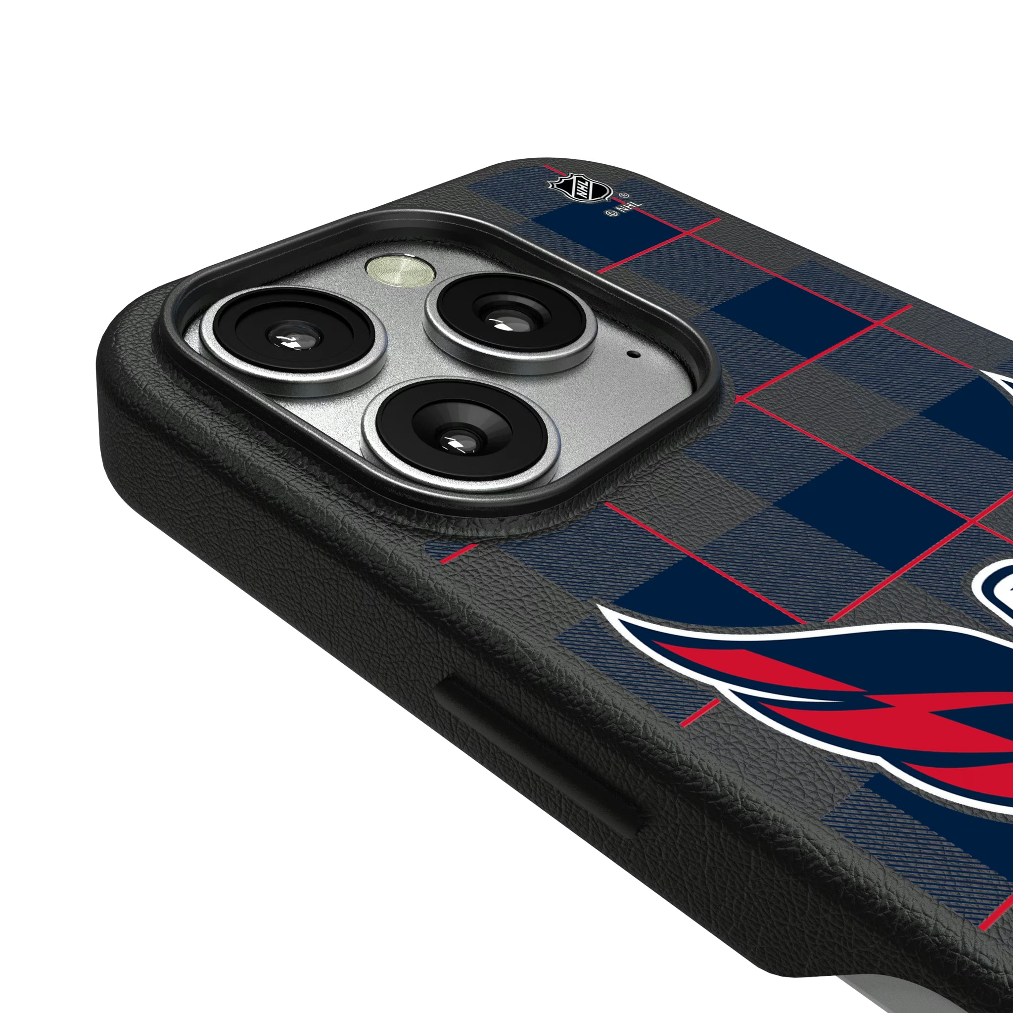 Washington Capitals Plaid iPhone MagSafe Compatible Phone Case for Apple iPhone - Detail