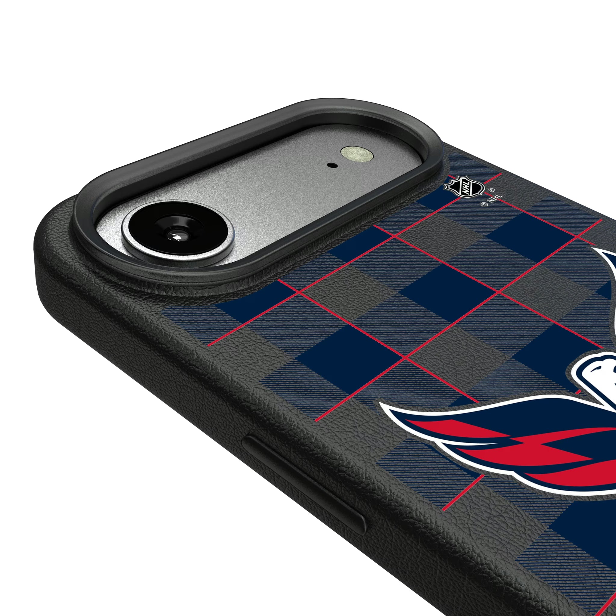 Washington Capitals Plaid iPhone MagSafe Compatible Phone Case for Apple iPhone - Detail#Device_iPhone Air