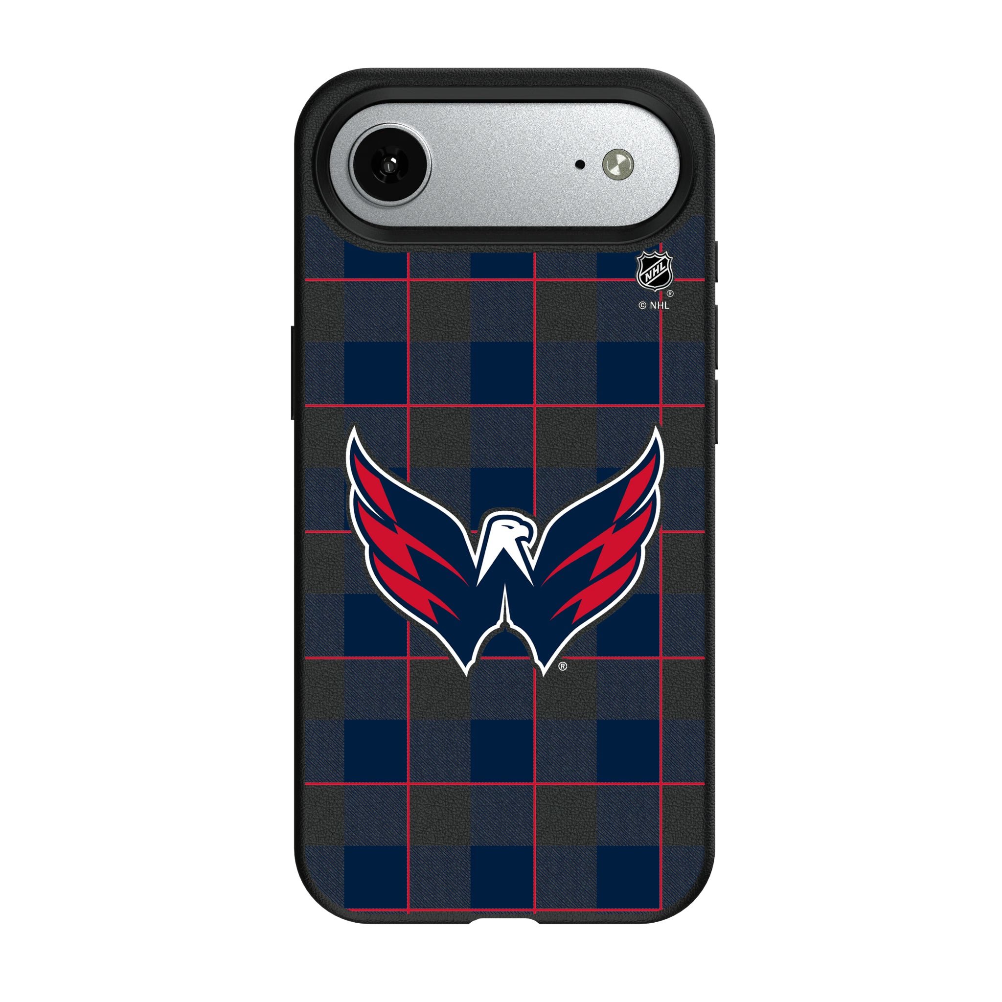 Washington Capitals Plaid iPhone MagSafe Compatible Phone Case for Apple iPhone#Device_iPhone Air