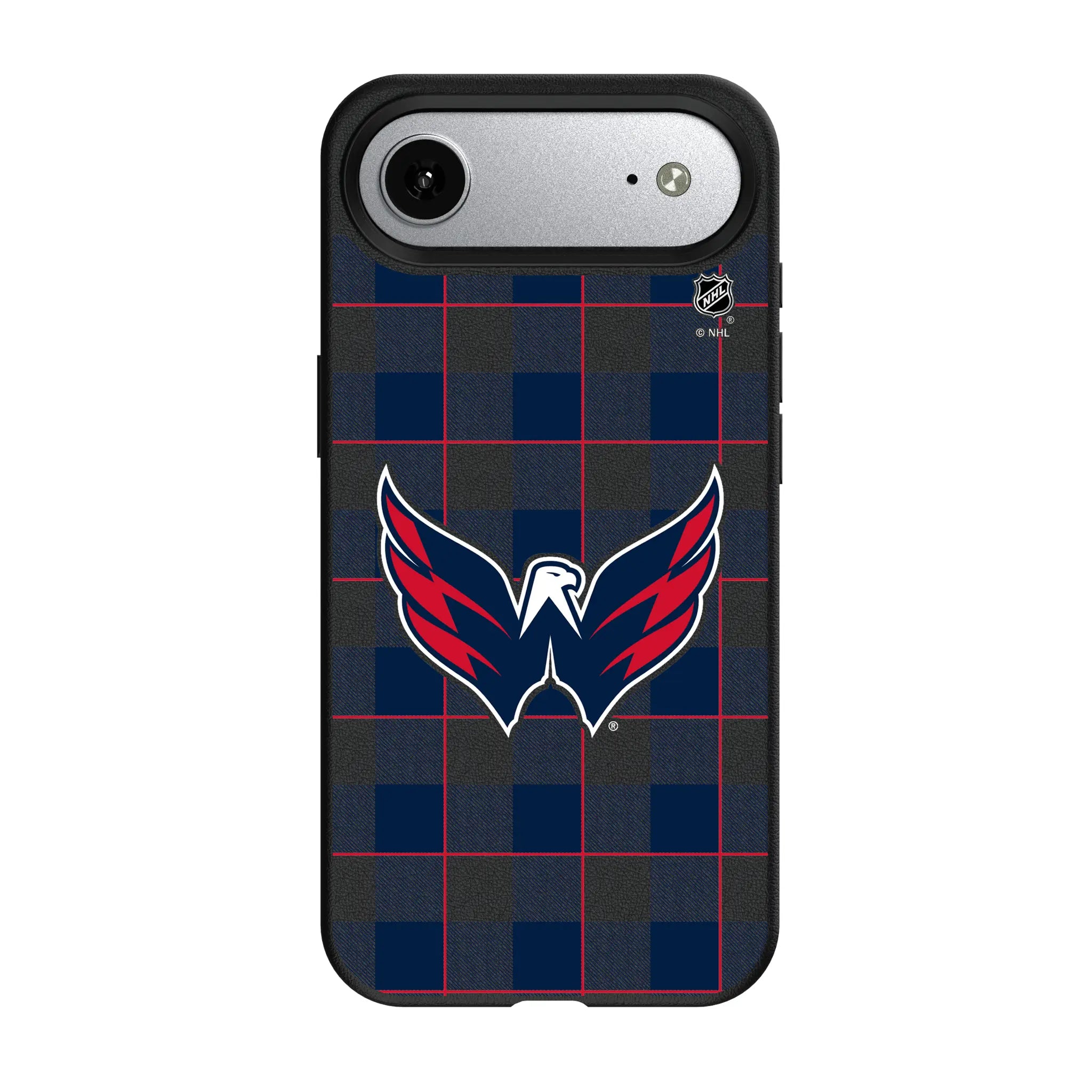 Washington Capitals Plaid iPhone MagSafe Compatible Phone Case for Apple iPhone#Device_iPhone Air