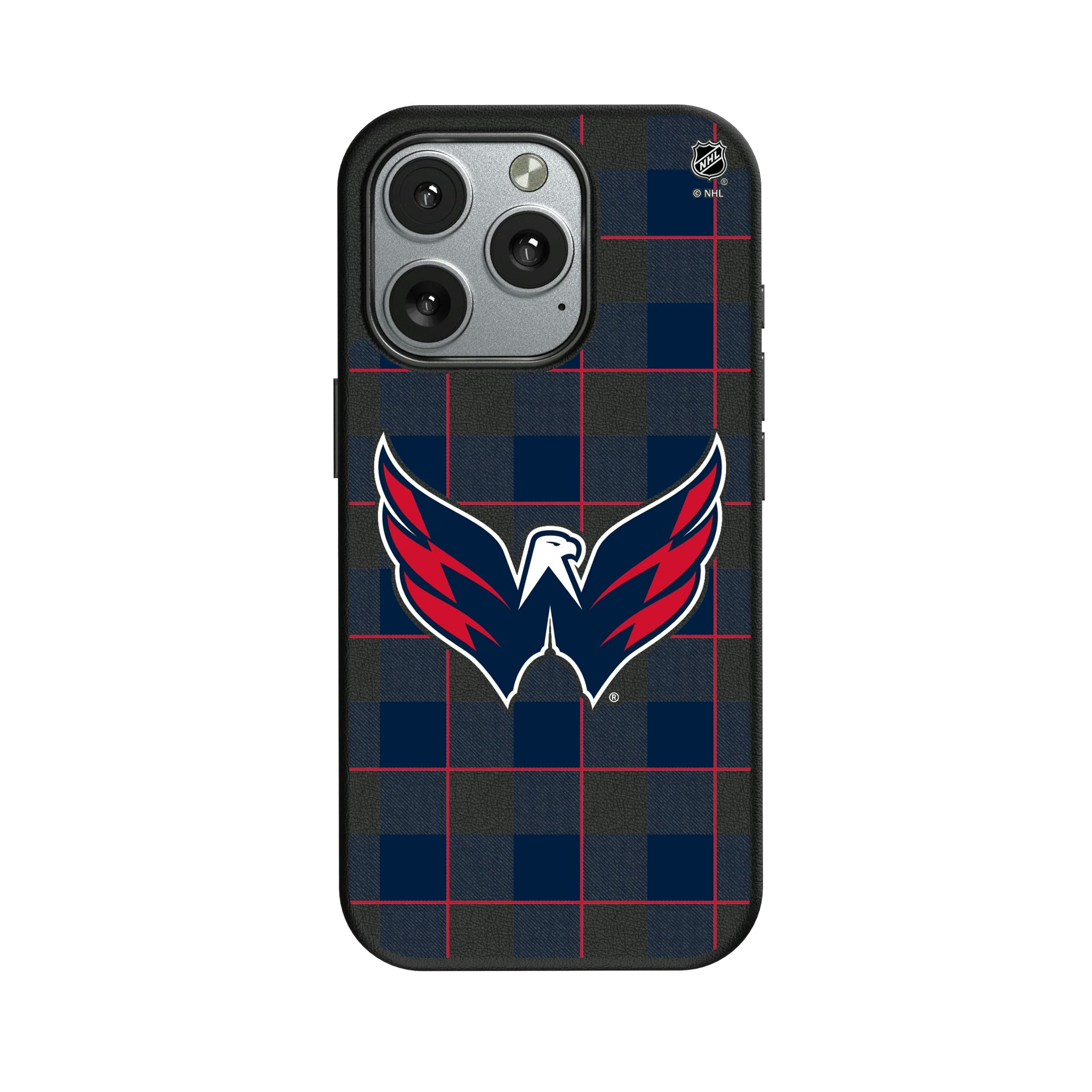 Washington Capitals Plaid iPhone MagSafe Compatible Phone Case for Apple iPhone