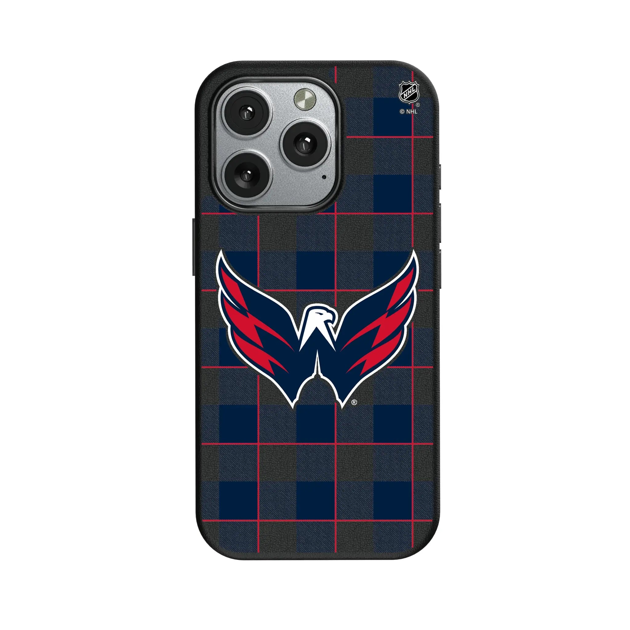 Washington Capitals Plaid iPhone MagSafe Compatible Phone Case for Apple iPhone