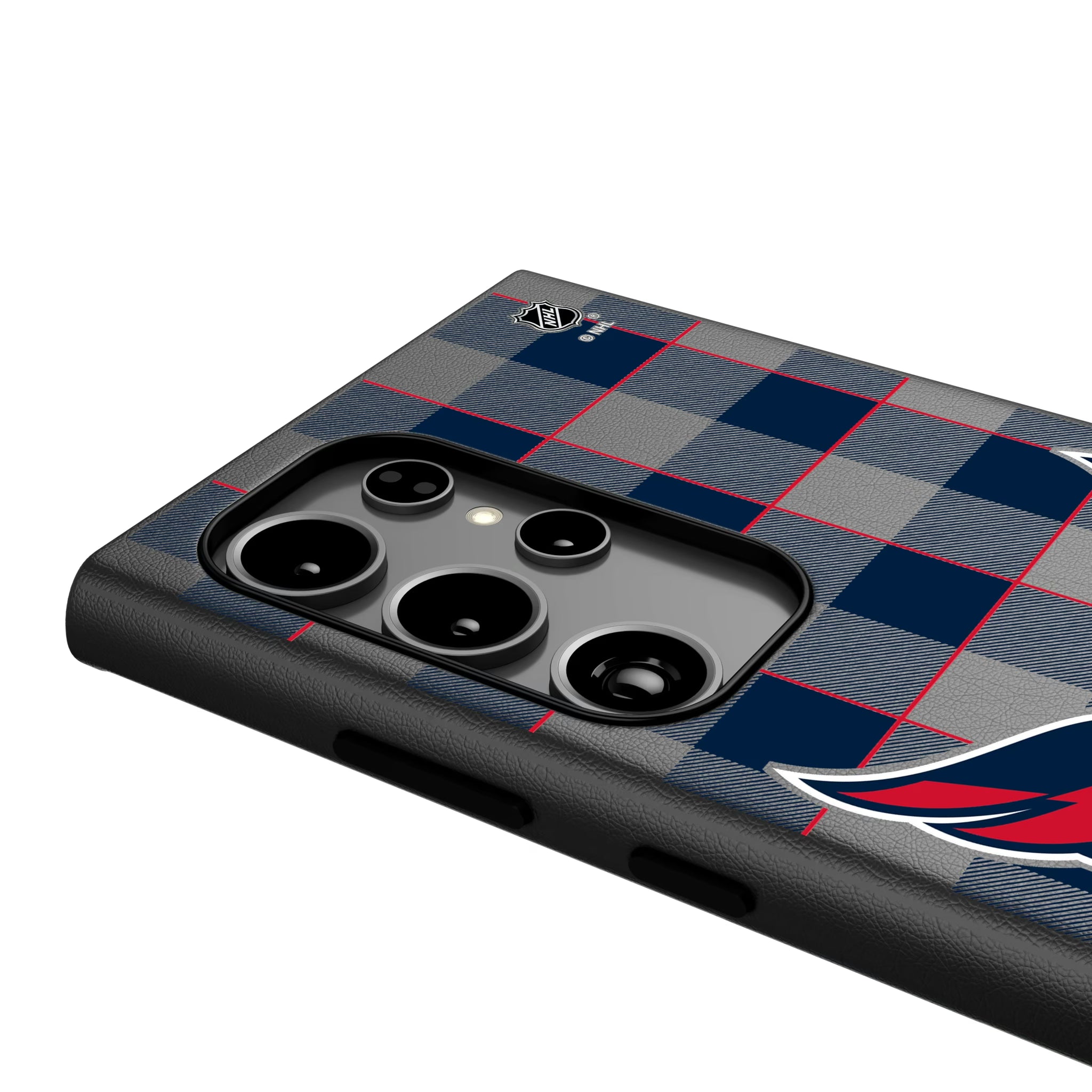 Washington Capitals Plaid Galaxy MagSafe Compatible Phone Case for Samsung Galaxy - Detail