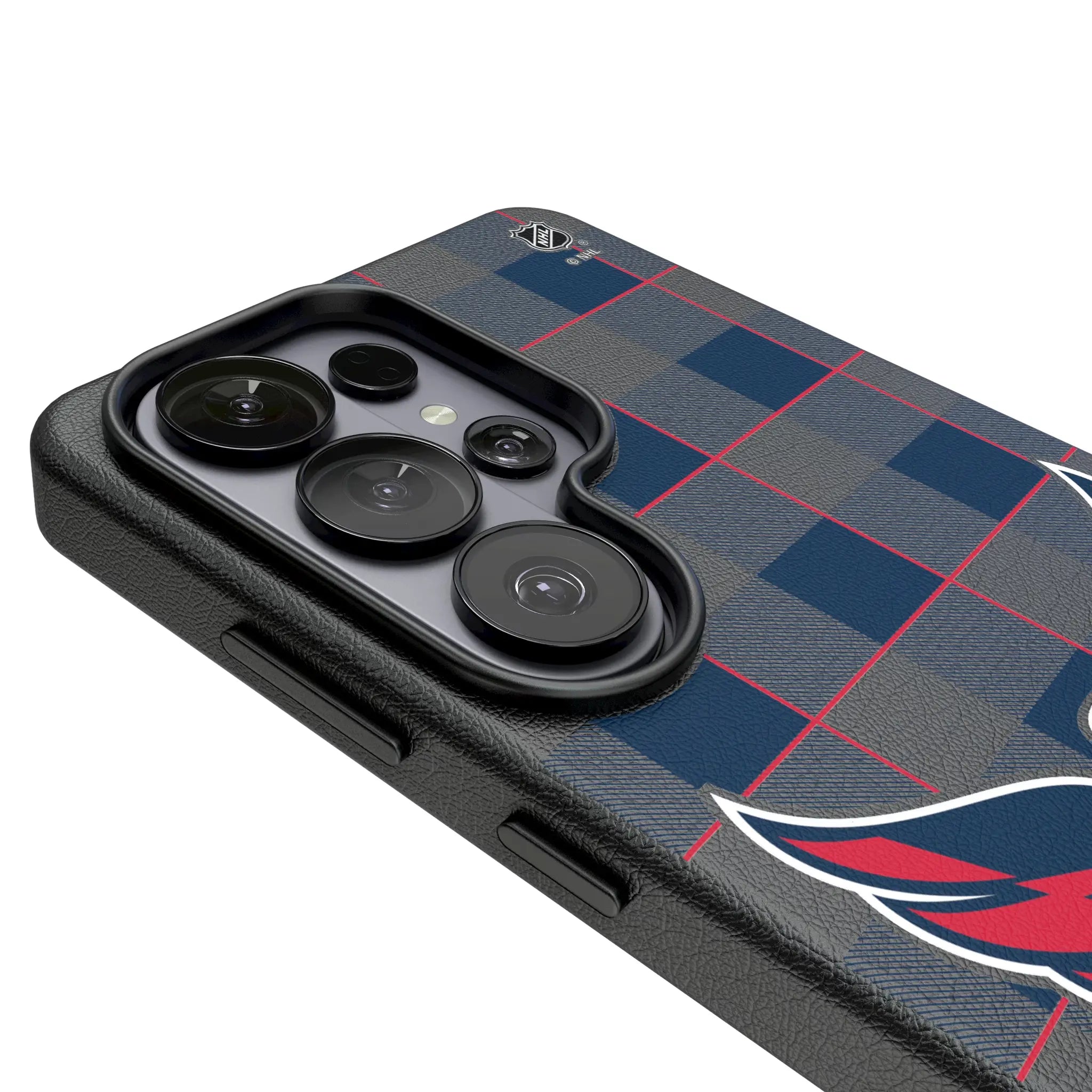 Washington Capitals Plaid Galaxy MagSafe Compatible Phone Case for Samsung Galaxy - Detail#Device_Galaxy S26 Ultra