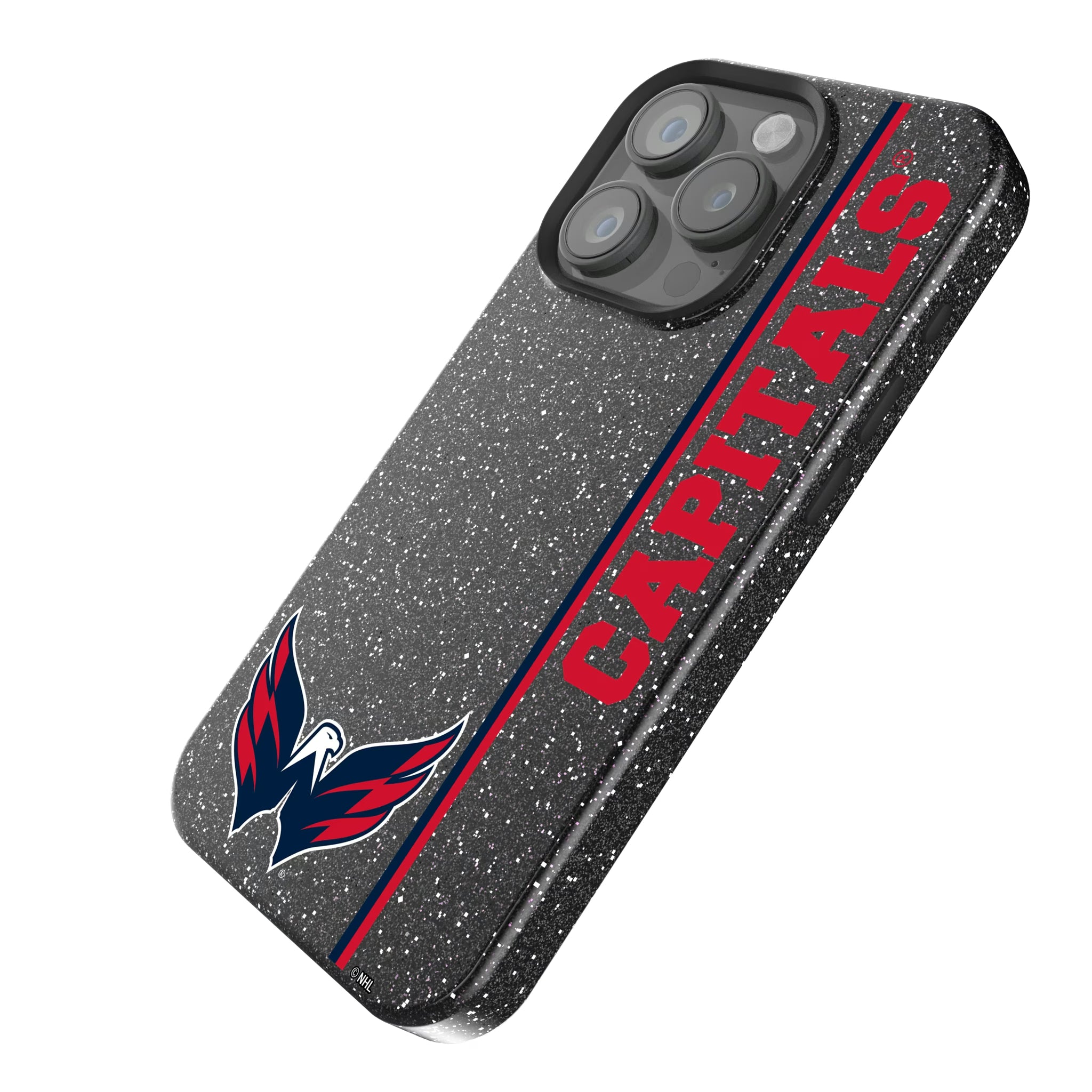 Washington Capitals Sidebar iPhone Bling Phone Case for Apple iPhone - Isometric View