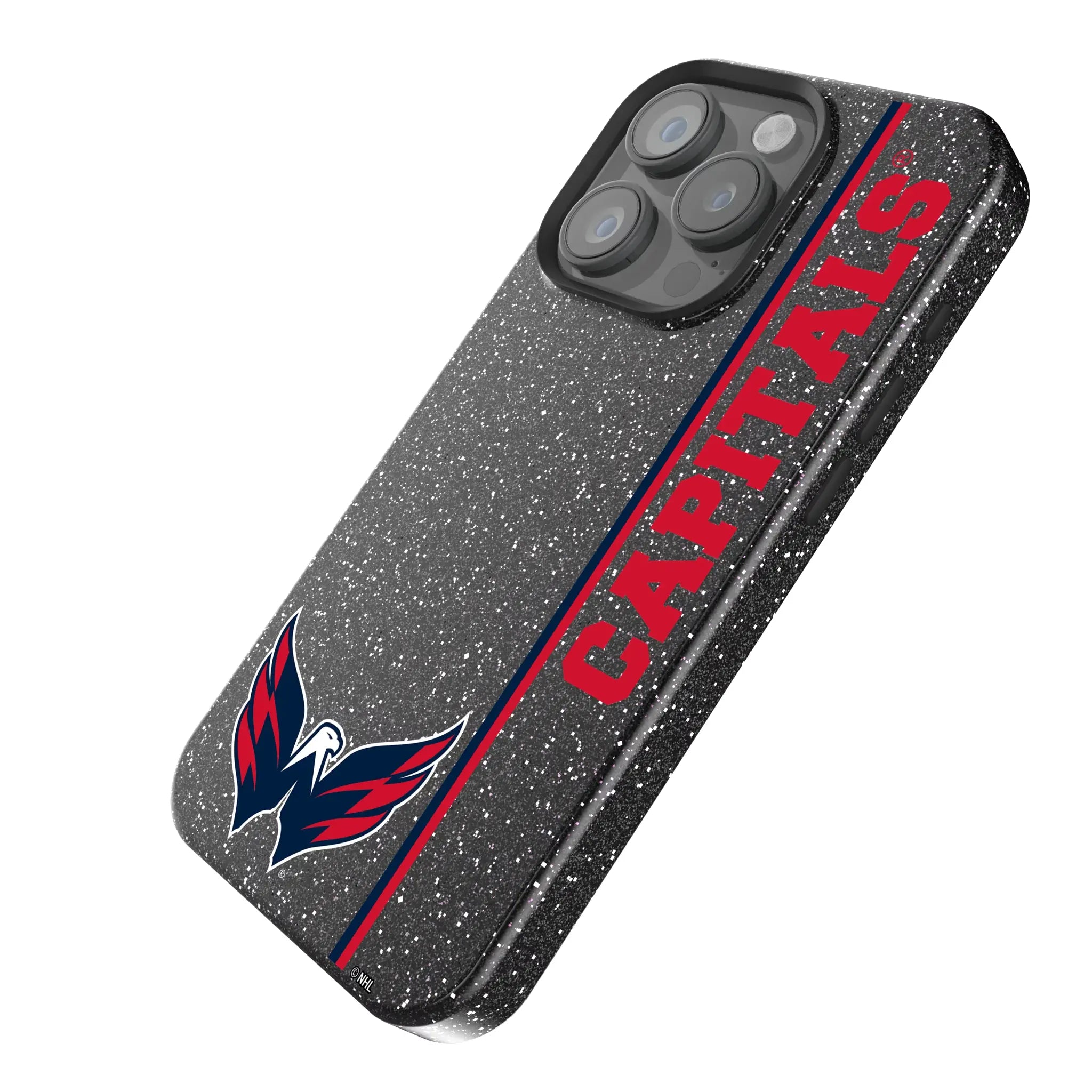 Washington Capitals Sidebar iPhone Bling Phone Case for Apple iPhone - Isometric View