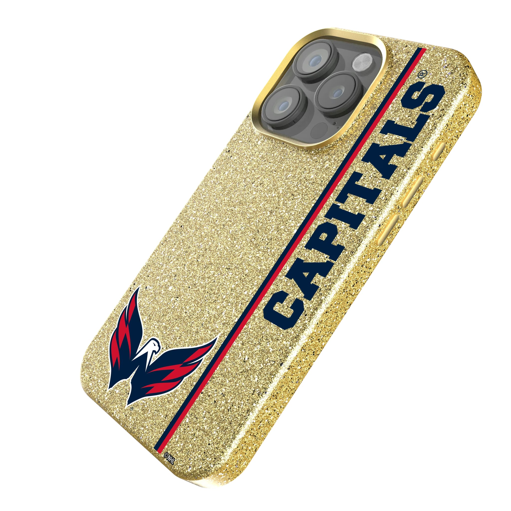 Washington Capitals Sidebar iPhone Bling Phone Case for Apple iPhone - Isometric View