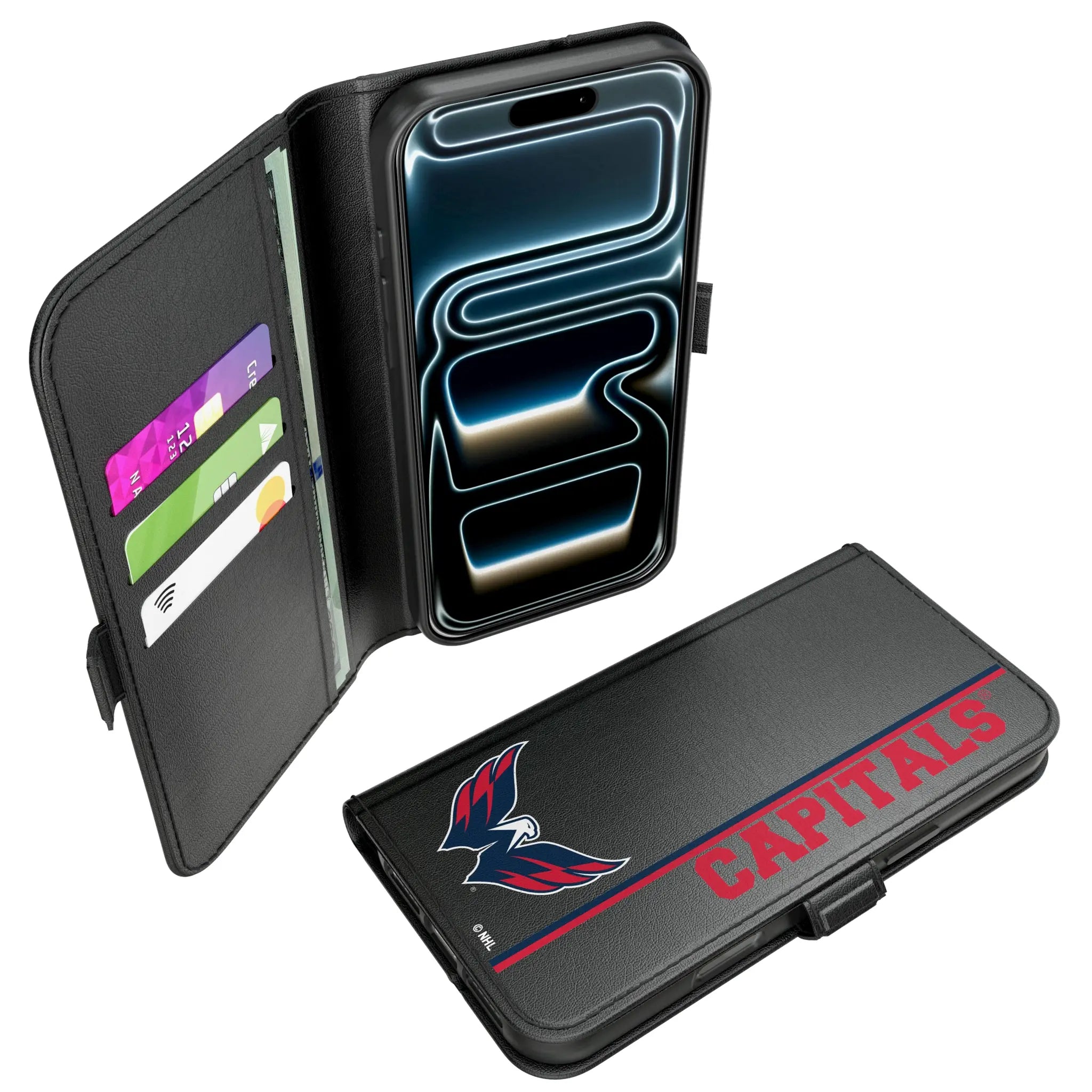 Washington Capitals Sidebar iPhone Folio Phone Case for Apple iPhone#Device_iPhone 17 Pro Max
