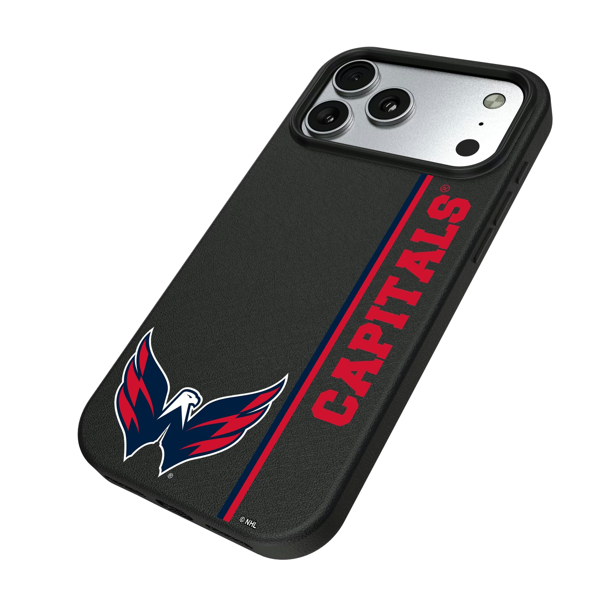 Washington Capitals Sidebar iPhone MagSafe Compatible Phone Case for Apple iPhone - Isometric View#Device_iPhone 17 Pro Max