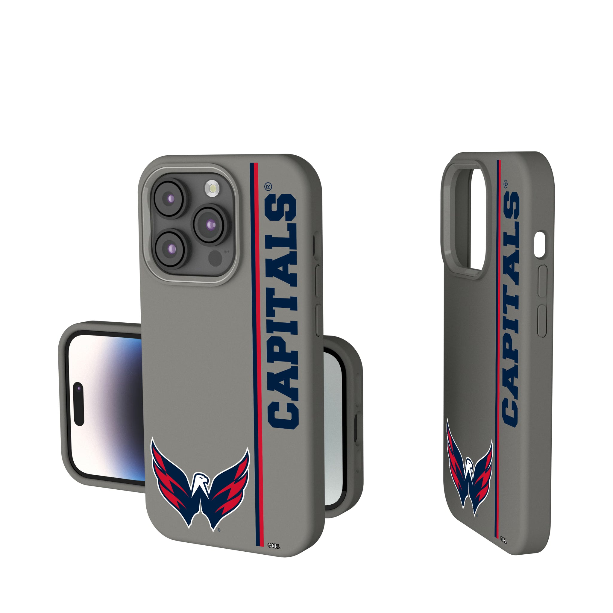 Washington Capitals Sidebar iPhone Soft Touch Phone Case for Apple iPhone