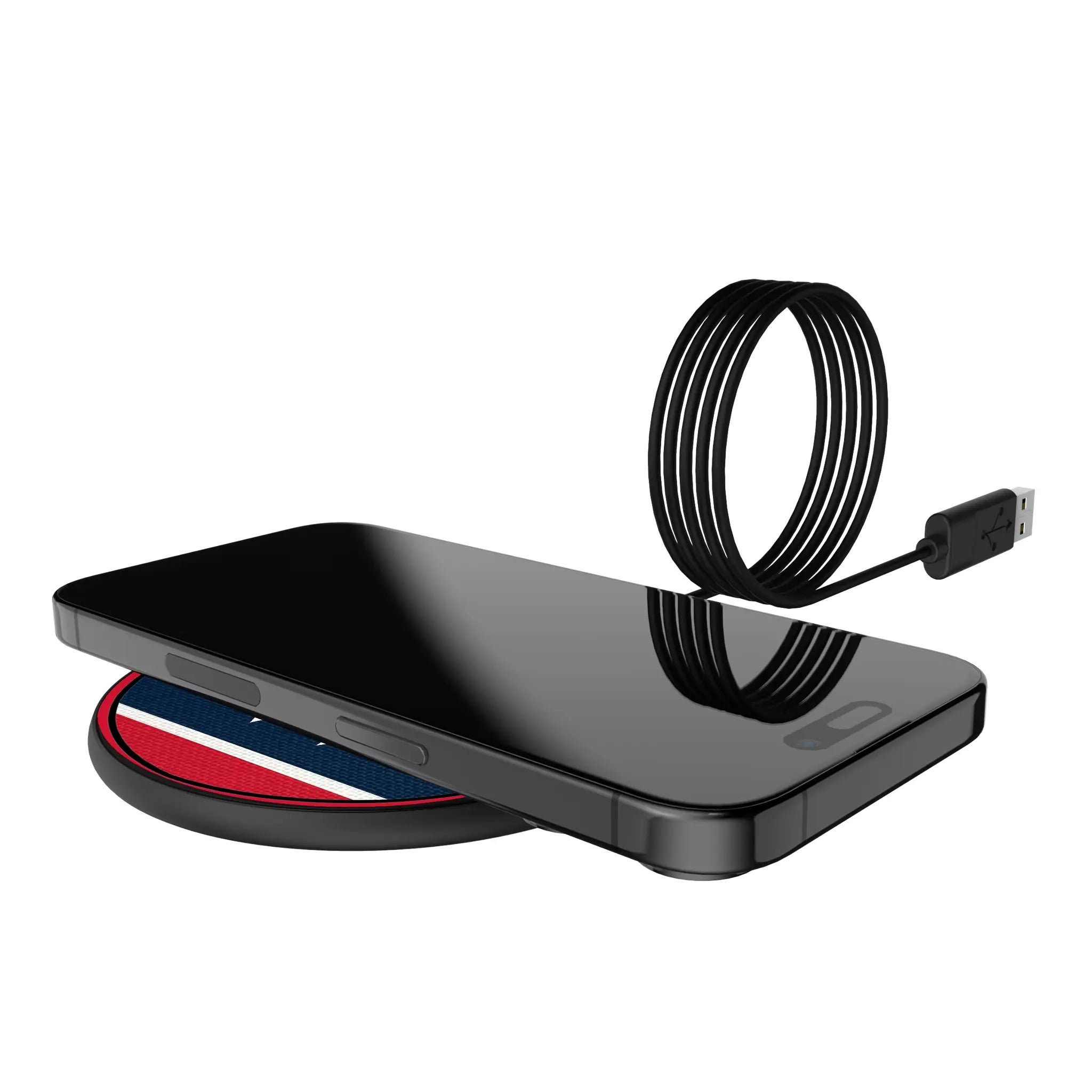 Washington Capitals Stripe 15-Watt Wireless Charger - Lifestyle