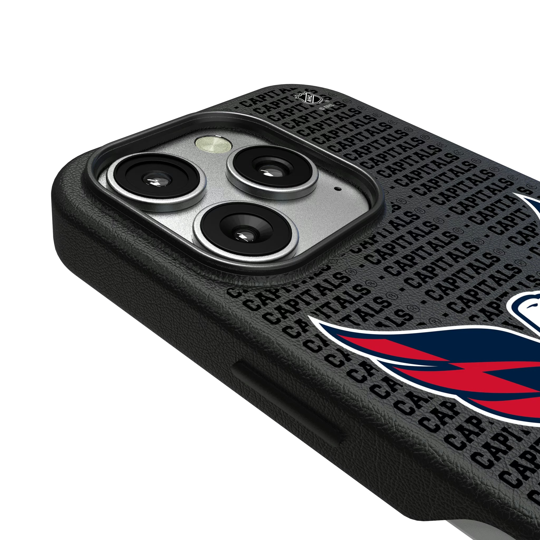 Washington Capitals Text Backdrop iPhone MagSafe Compatible Phone Case for Apple iPhone - Detail