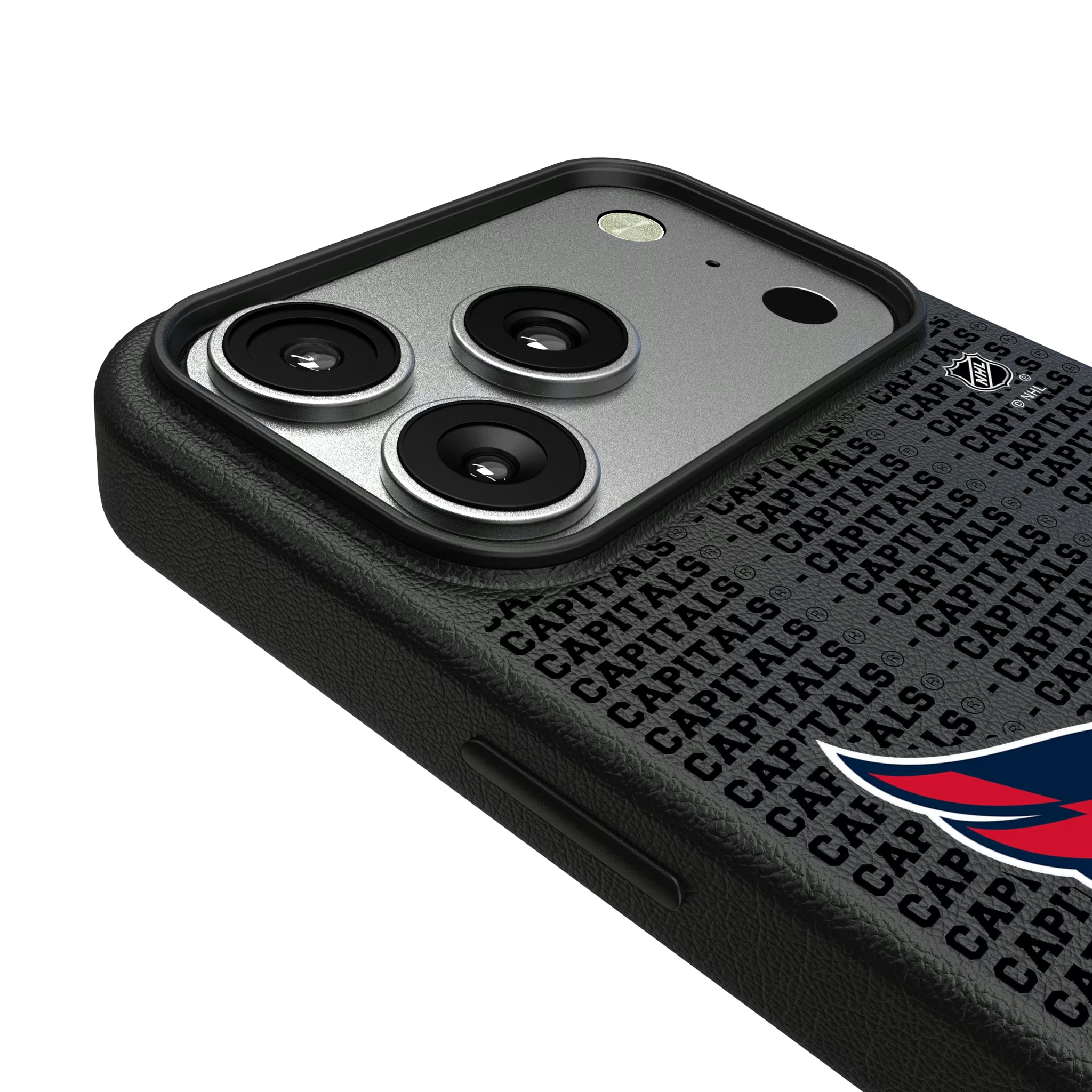 Washington Capitals Text Backdrop iPhone MagSafe Compatible Phone Case for Apple iPhone - Detail#Device_iPhone 17 Pro