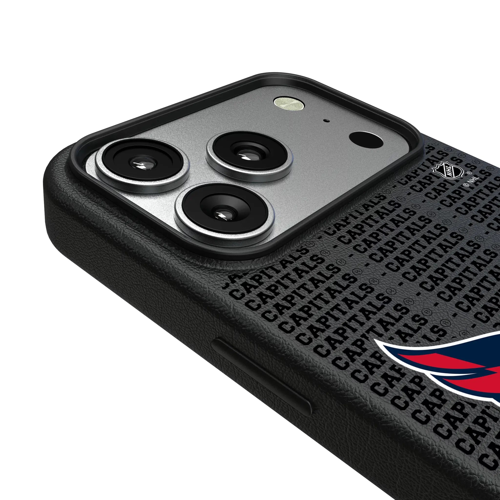 Washington Capitals Text Backdrop iPhone MagSafe Compatible Phone Case for Apple iPhone - Detail#Device_iPhone 17 Pro