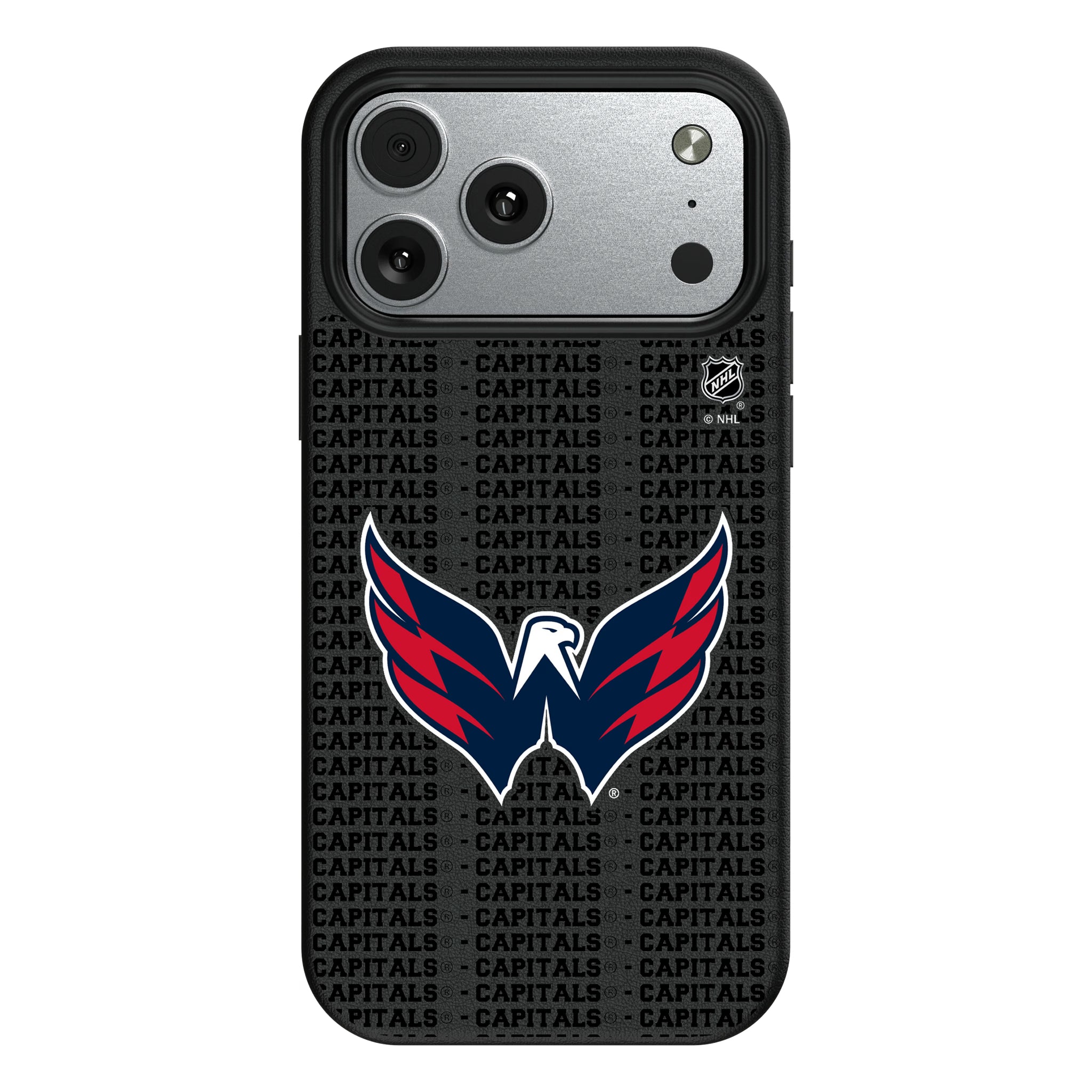 Washington Capitals Text Backdrop iPhone MagSafe Compatible Phone Case for Apple iPhone#Device_iPhone 17 Pro Max