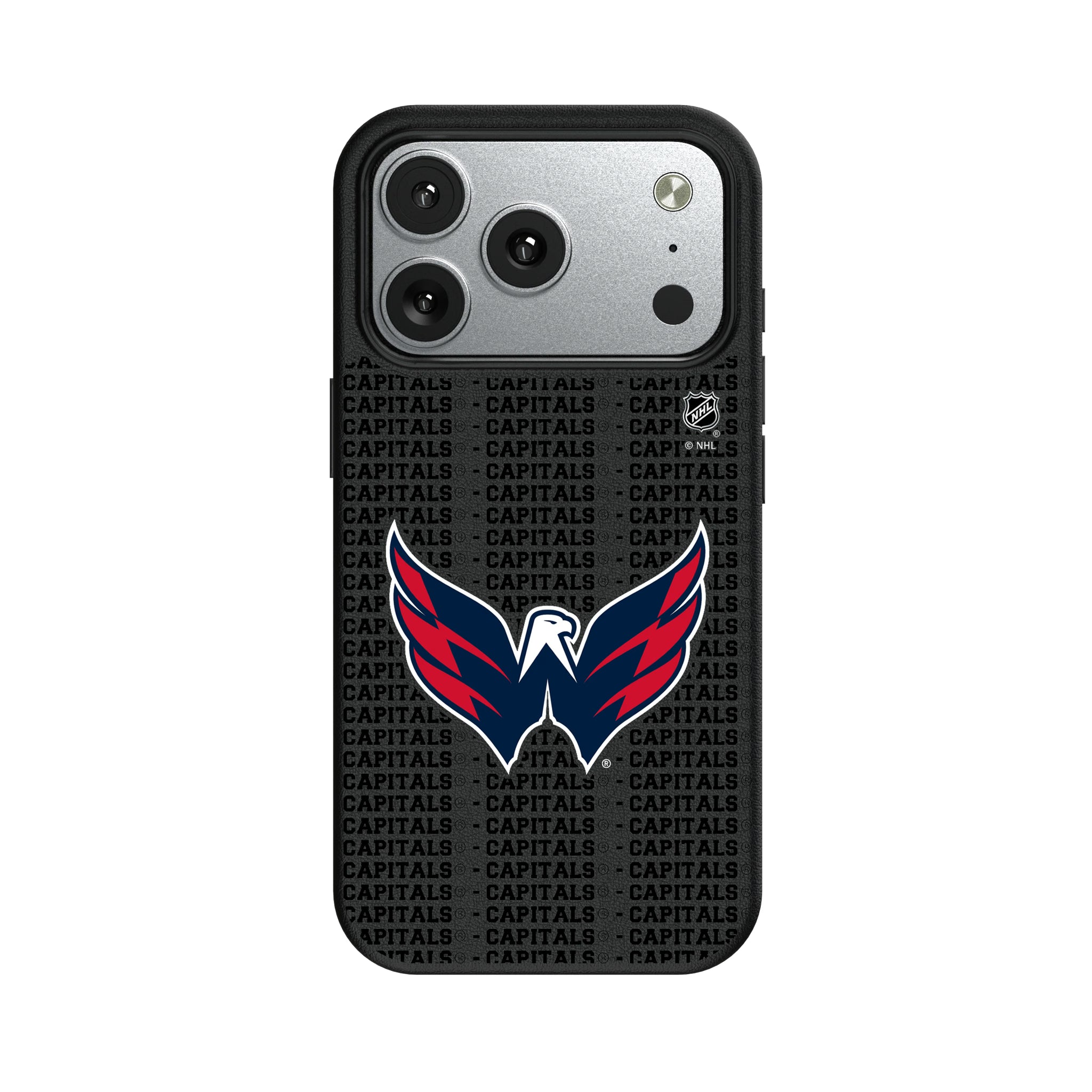 Washington Capitals Text Backdrop iPhone MagSafe Compatible Phone Case for Apple iPhone#Device_iPhone 17 Pro