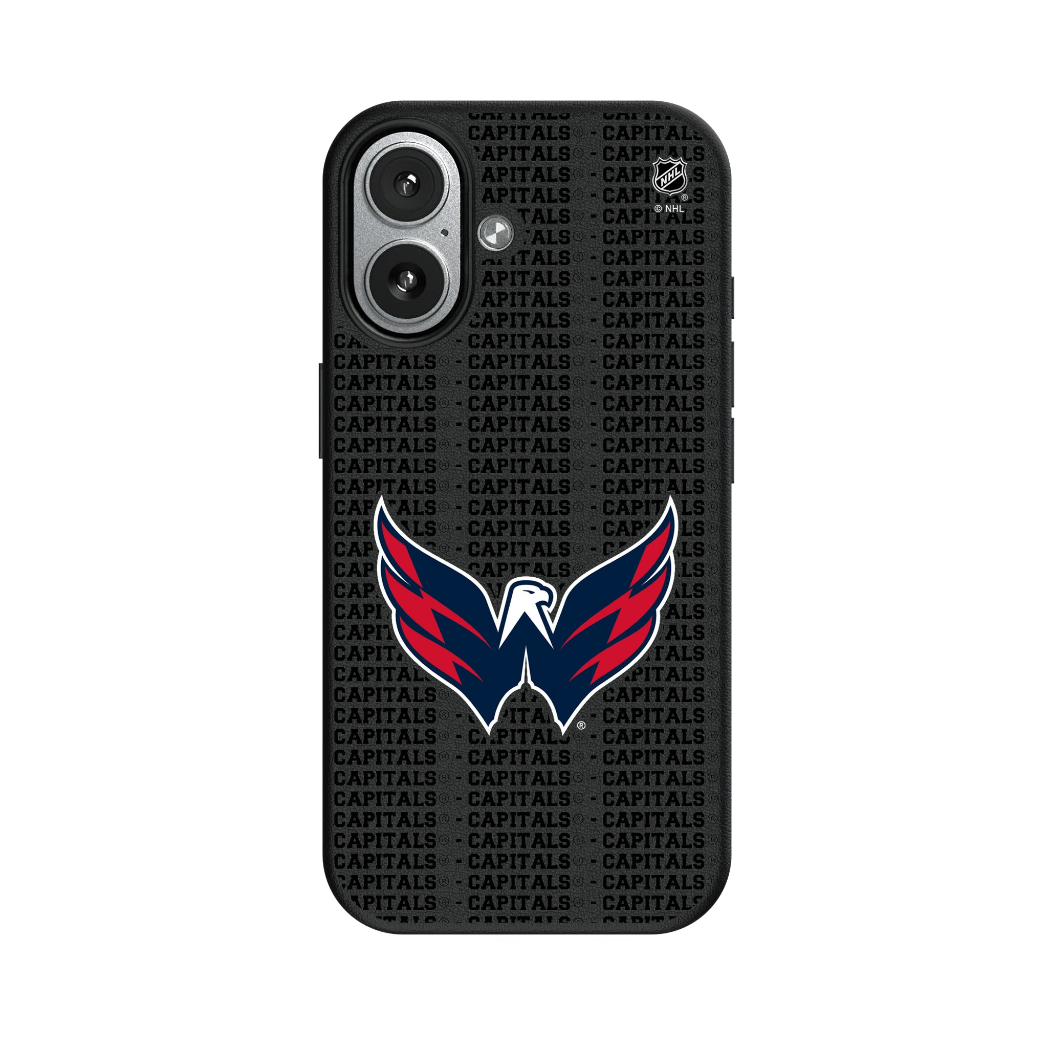 Washington Capitals Text Backdrop iPhone MagSafe Compatible Phone Case for Apple iPhone#Device_iPhone 17