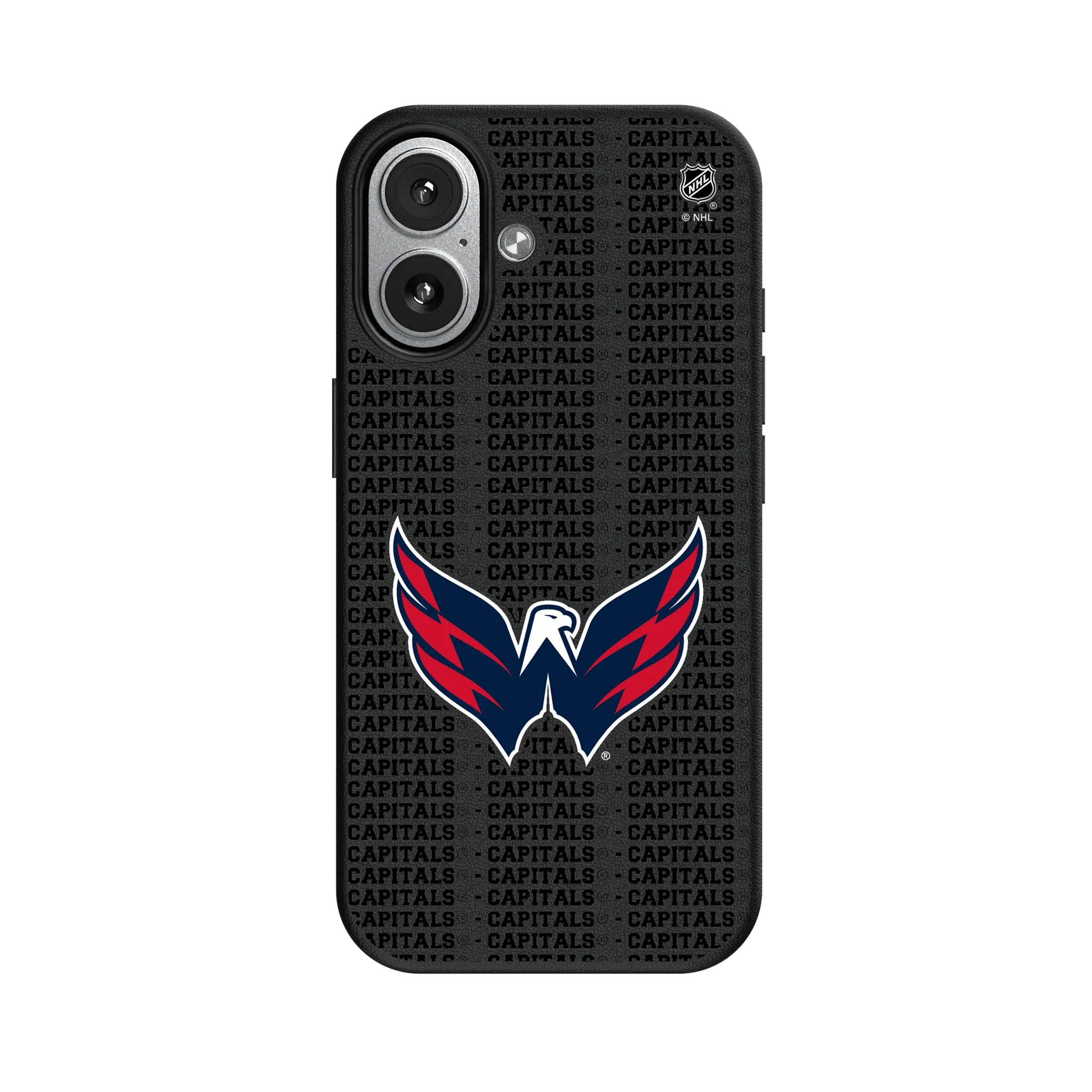 Washington Capitals Text Backdrop iPhone MagSafe Compatible Phone Case for Apple iPhone#Device_iPhone 17