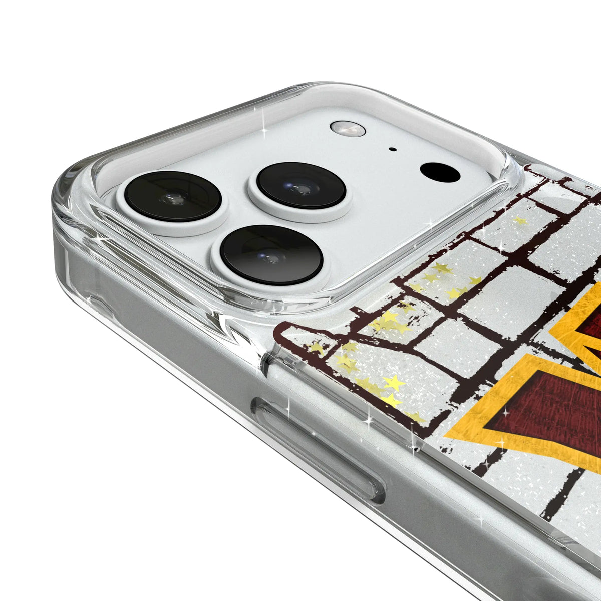 Washington Commanders Brick iPhone Glitter Phone Case for Apple iPhone - Detail#Device_iPhone 18 Pro