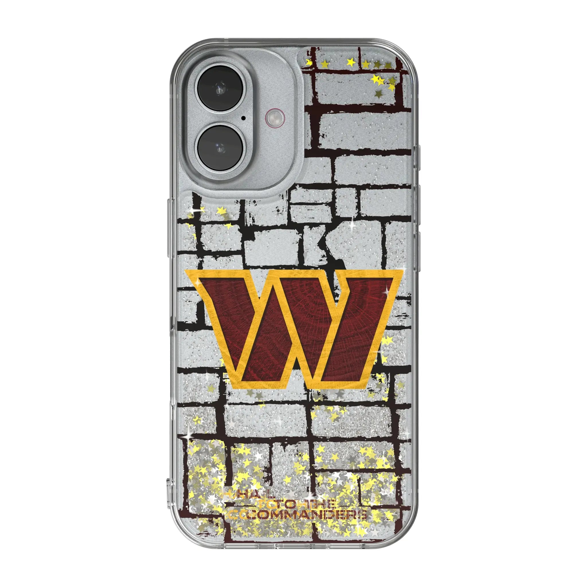 Washington Commanders Brick iPhone Glitter Phone Case for Apple iPhone