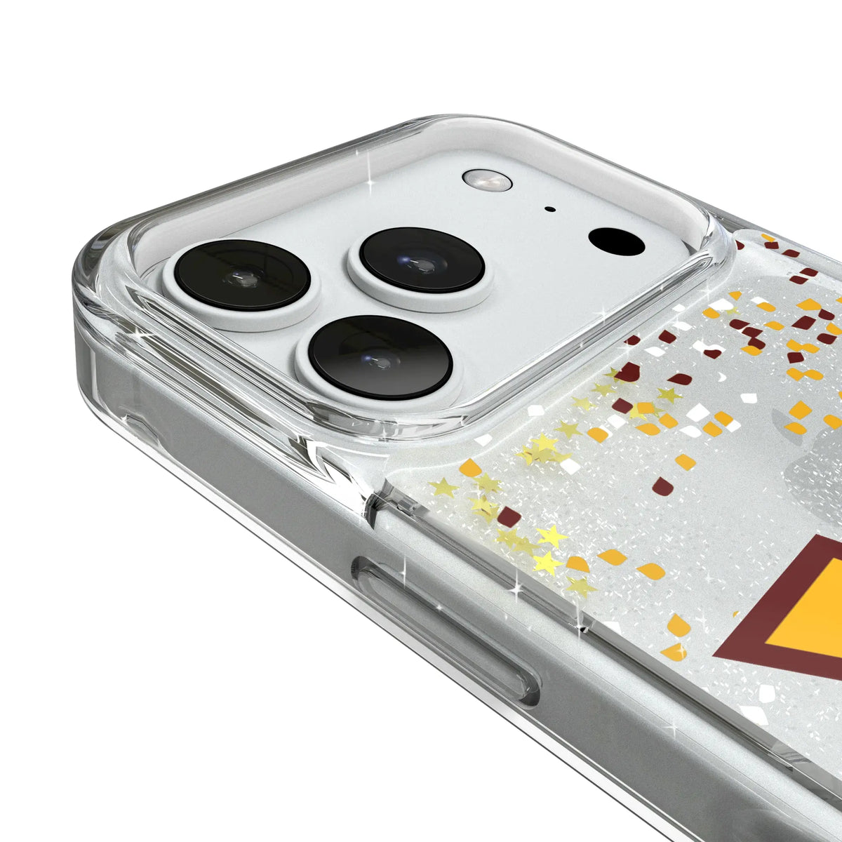 Washington Commanders Confetti iPhone Glitter Phone Case for Apple iPhone - Detail#Device_iPhone 18 Pro
