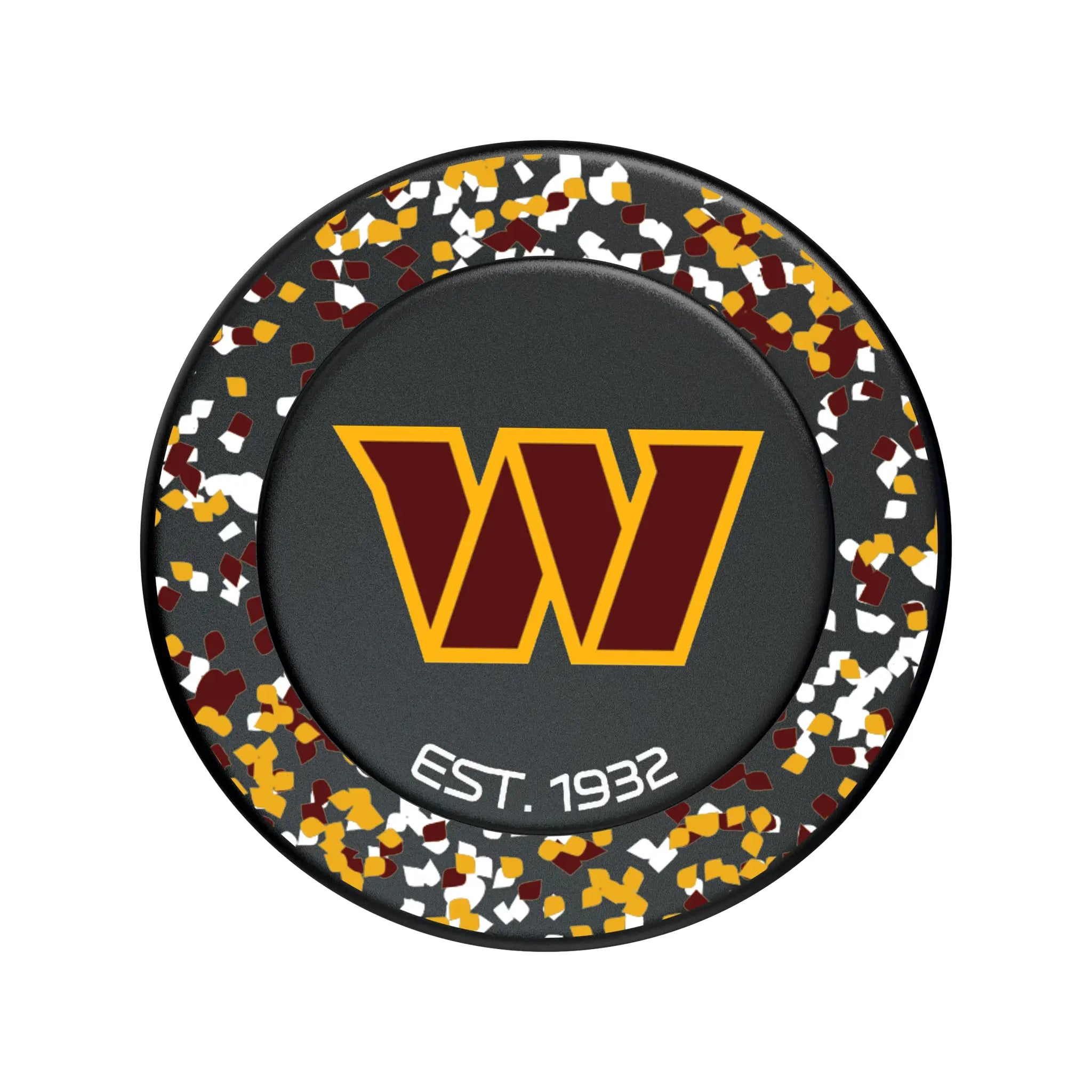 Washington Commanders Confetti Popsockets Round Magnetic