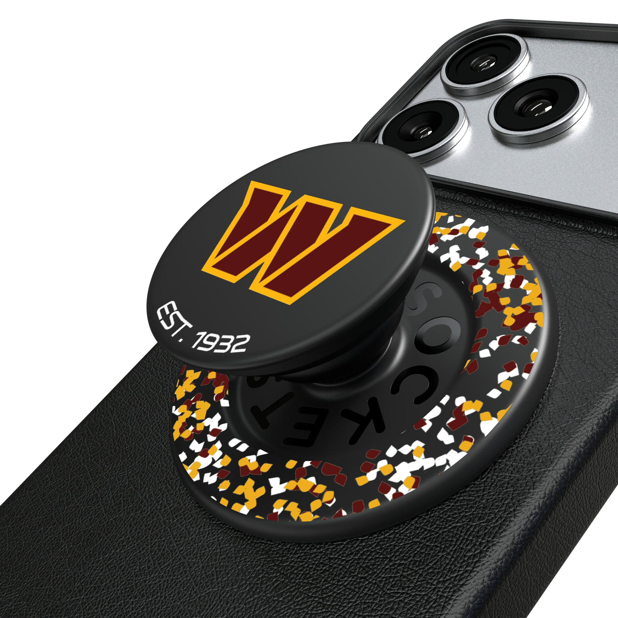 Washington Commanders Confetti Popsockets Round Magnetic