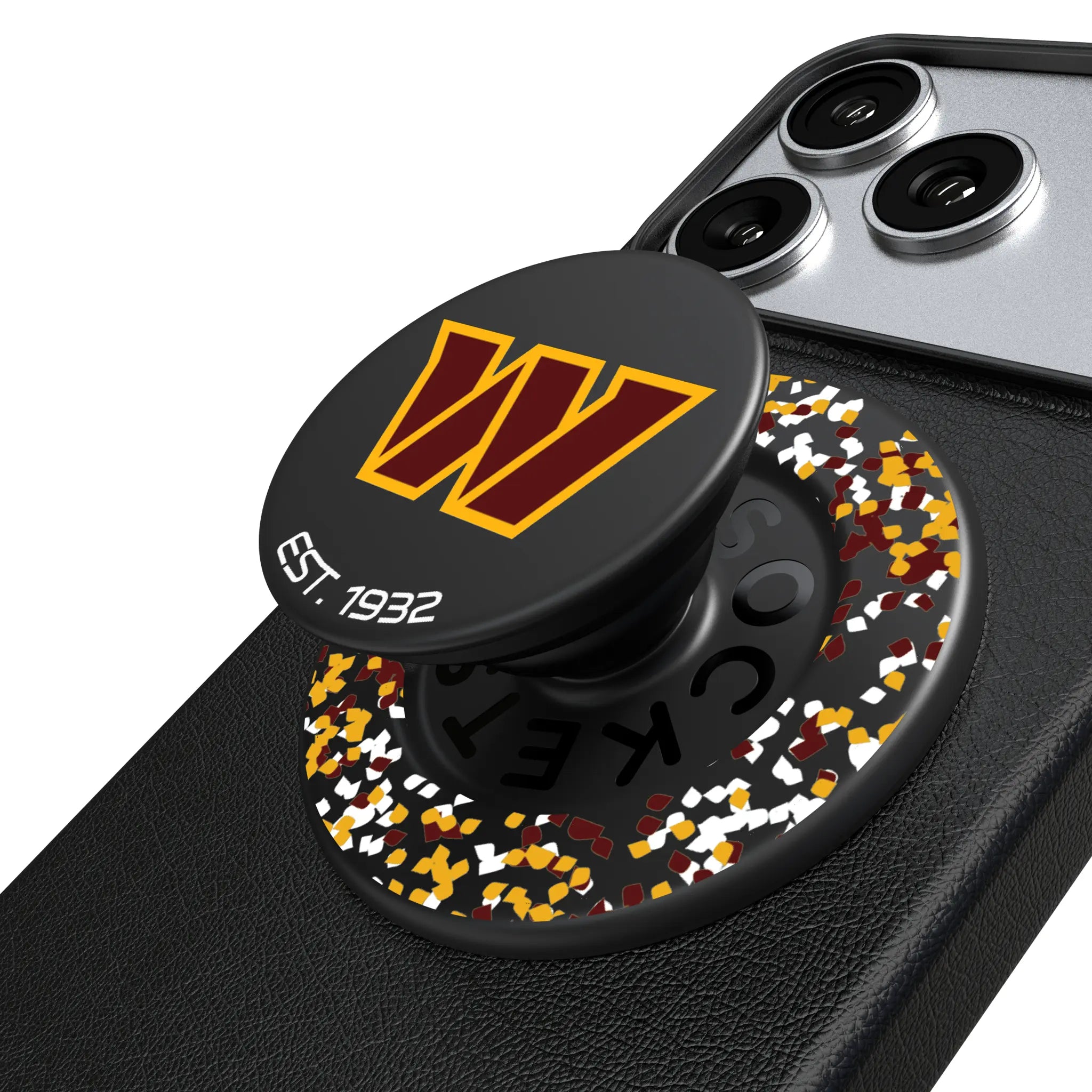 Washington Commanders Confetti Popsockets Round Magnetic