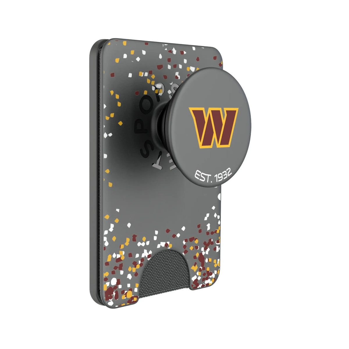 Washington Commanders Confetti Popsockets Wallet Magnetic