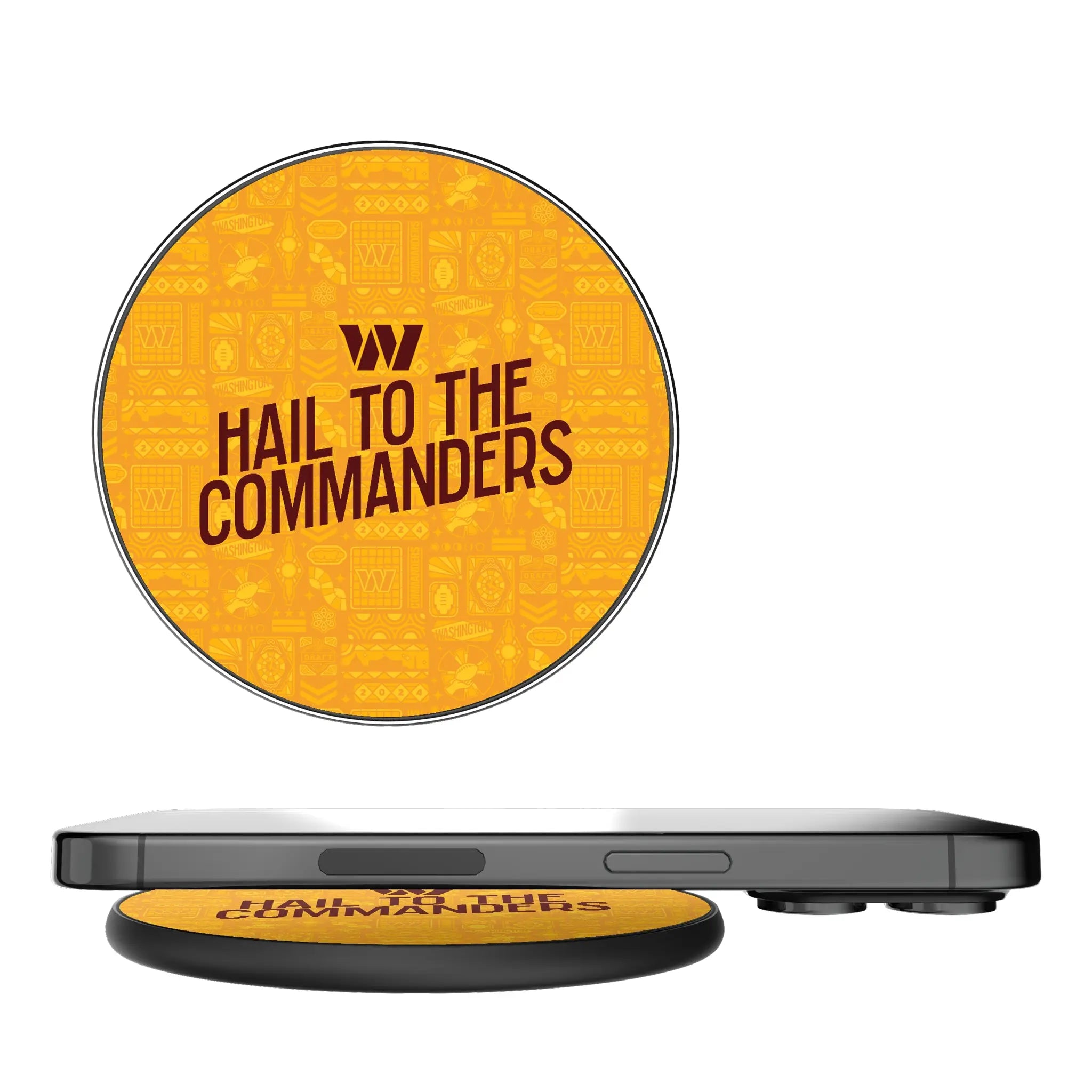 Washington Commanders Deco 15-Watt Wireless Charger
