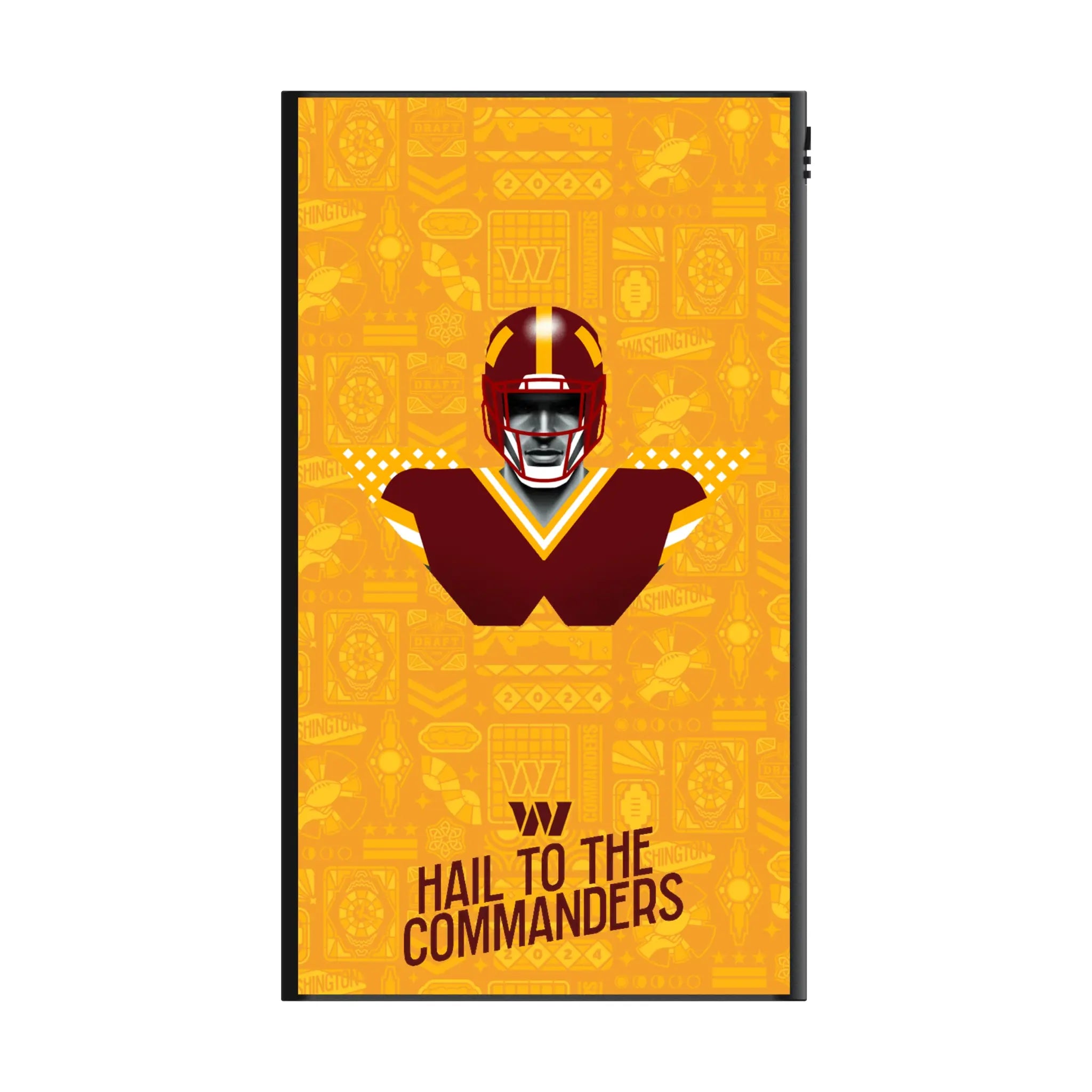 Washington Commanders Deco 5000mAh Flat Power Bank