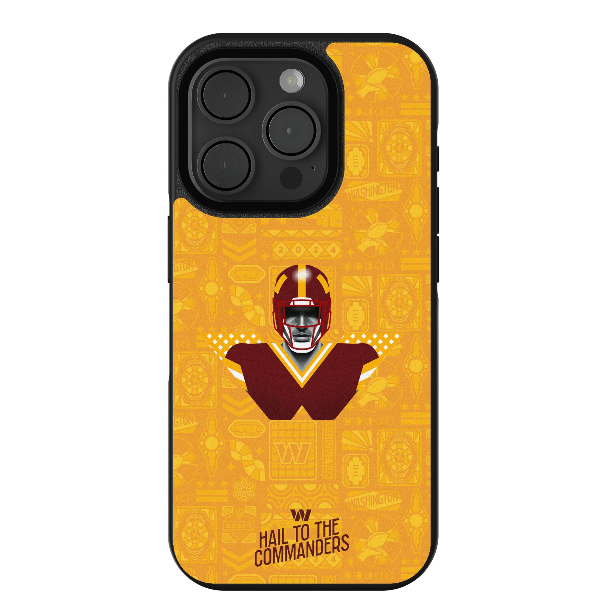 Washington Commanders Deco iPhone Bump Phone Case for Apple iPhone