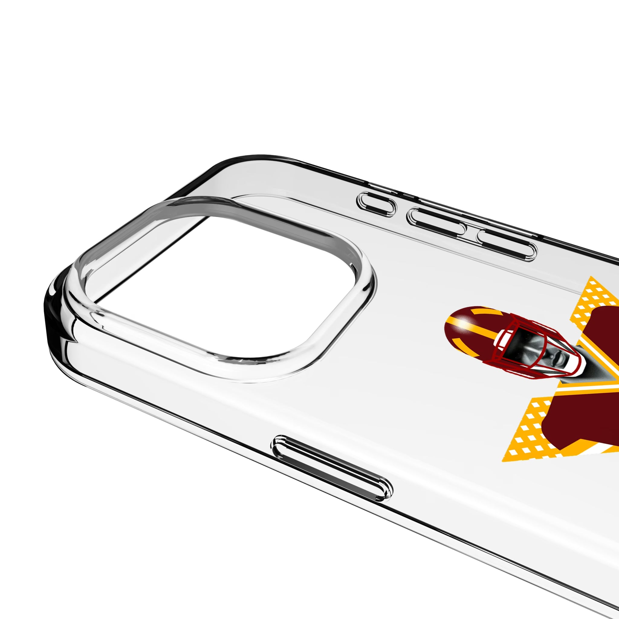 Washington Commanders Deco iPhone Clear Phone Case for Apple iPhone - Detail
