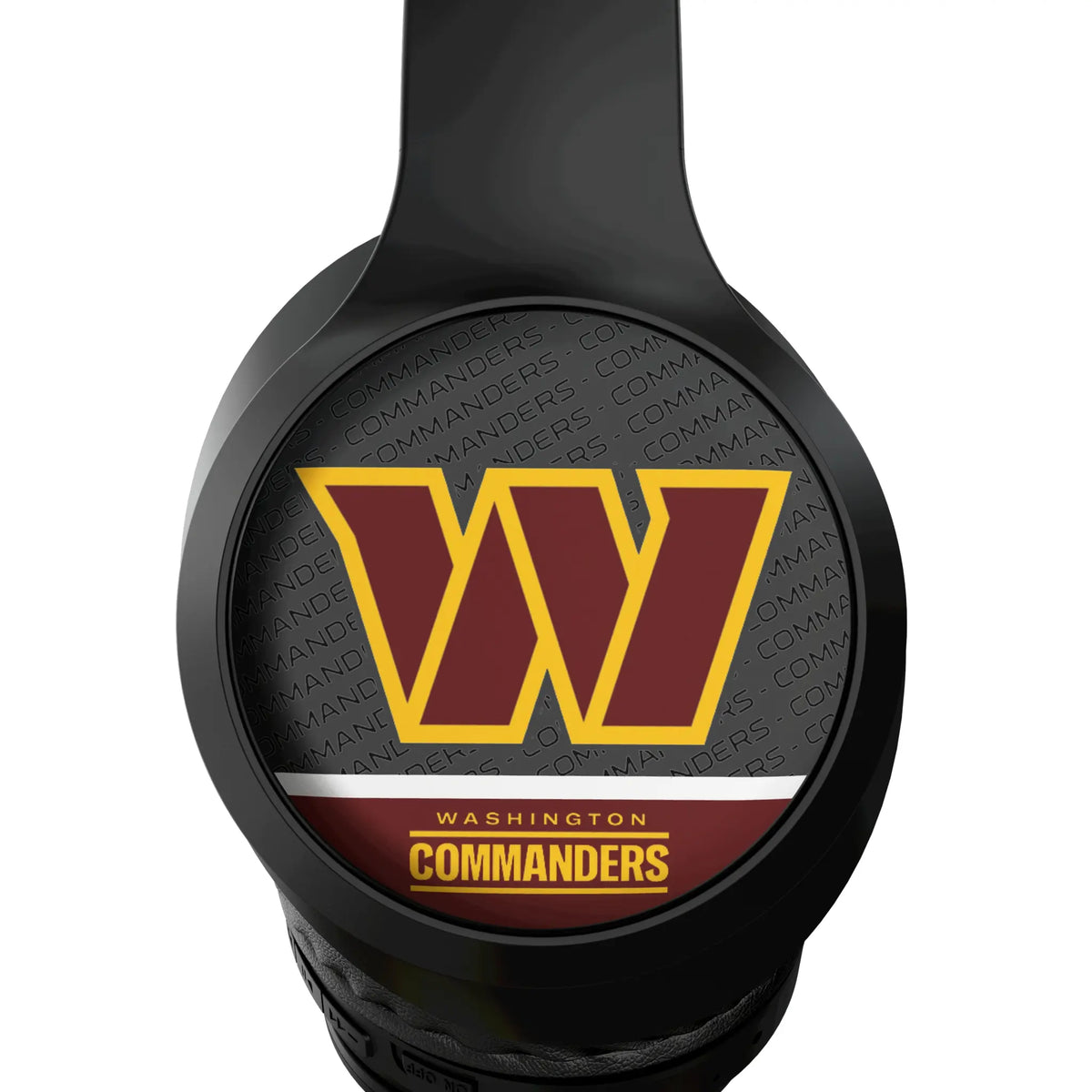 Washington Commanders Endzone Plus Wireless Over-Ear Headphones With Case - Detail