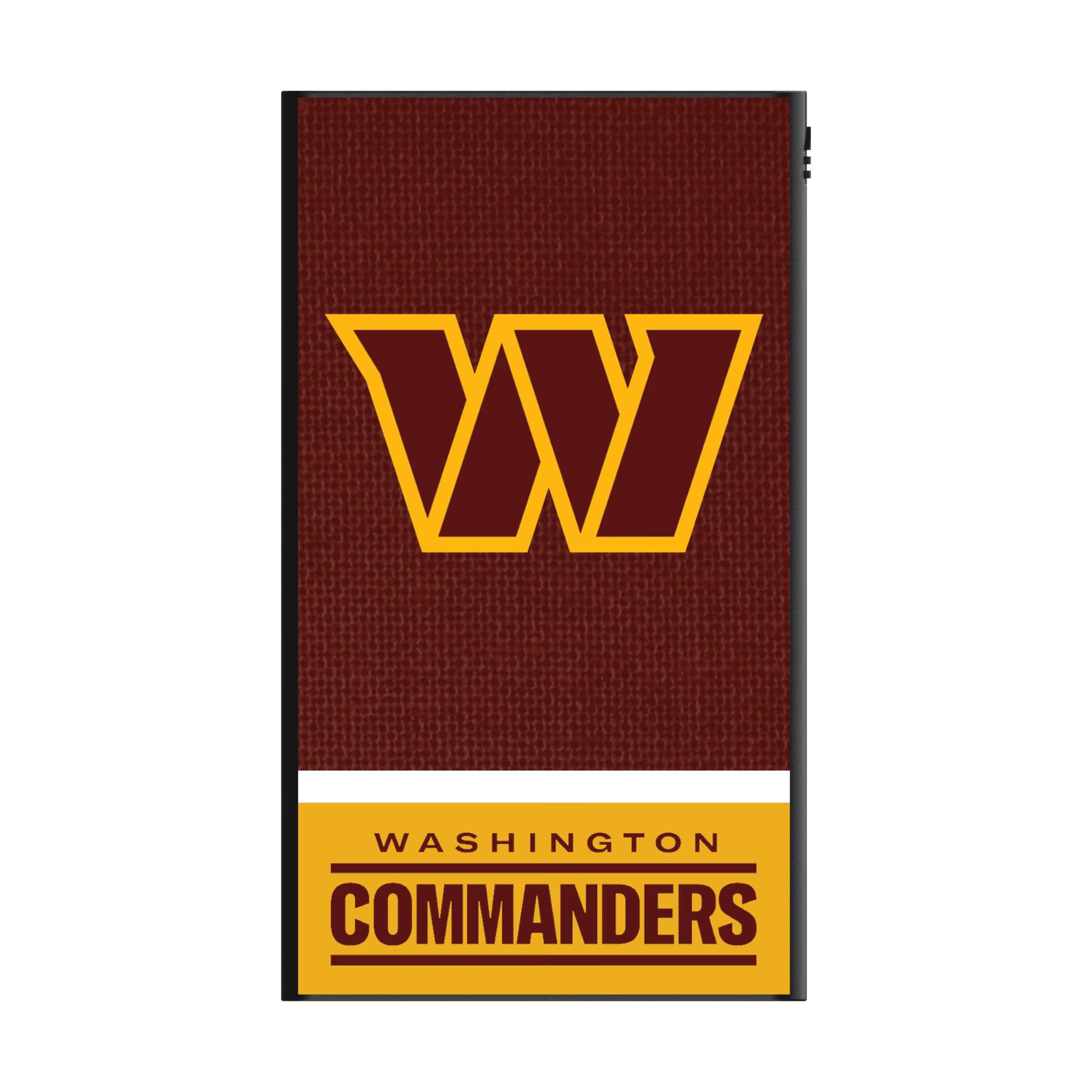 Washington Commanders Endzone Solid 5000mAh Flat Powerbank