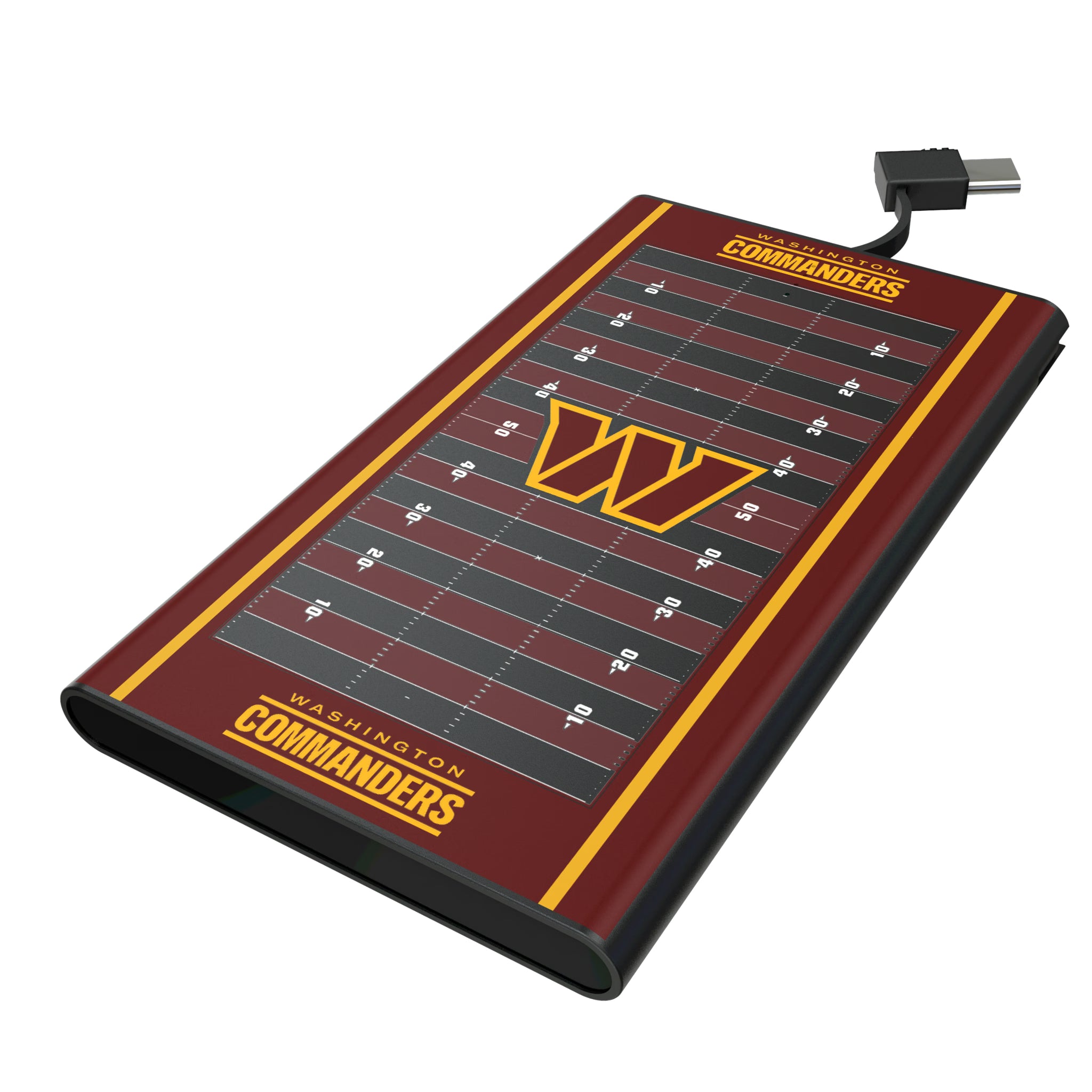 Washington Commanders Field 5000mAh Flat Powerbank