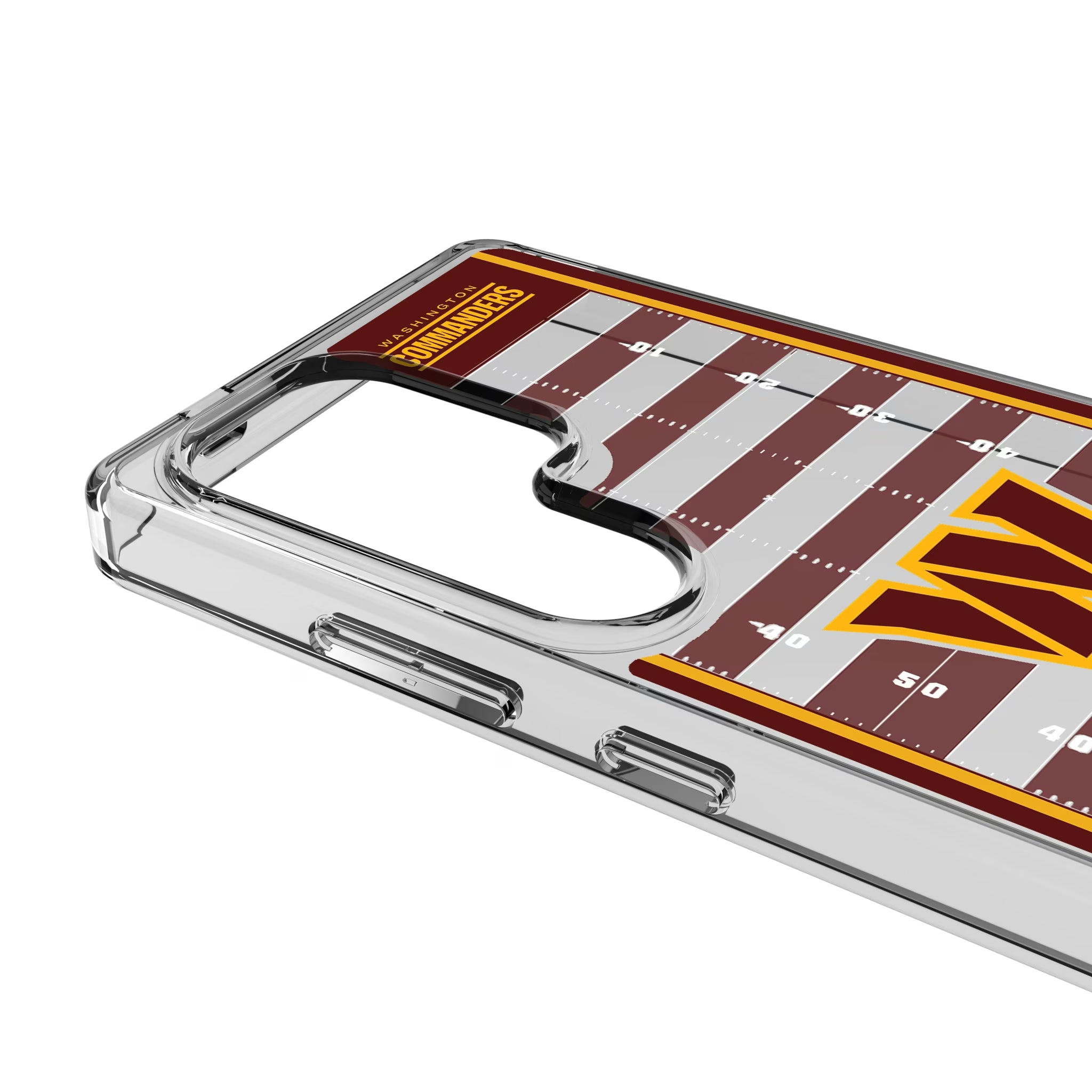 Washington Commanders Field Galaxy Clear Phone Case for Samsung Galaxy - Detail