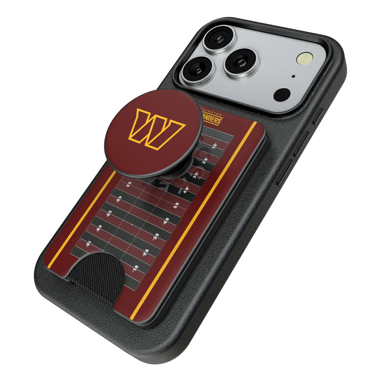Washington Commanders Field Popsockets Wallet Magnetic - Isometric View