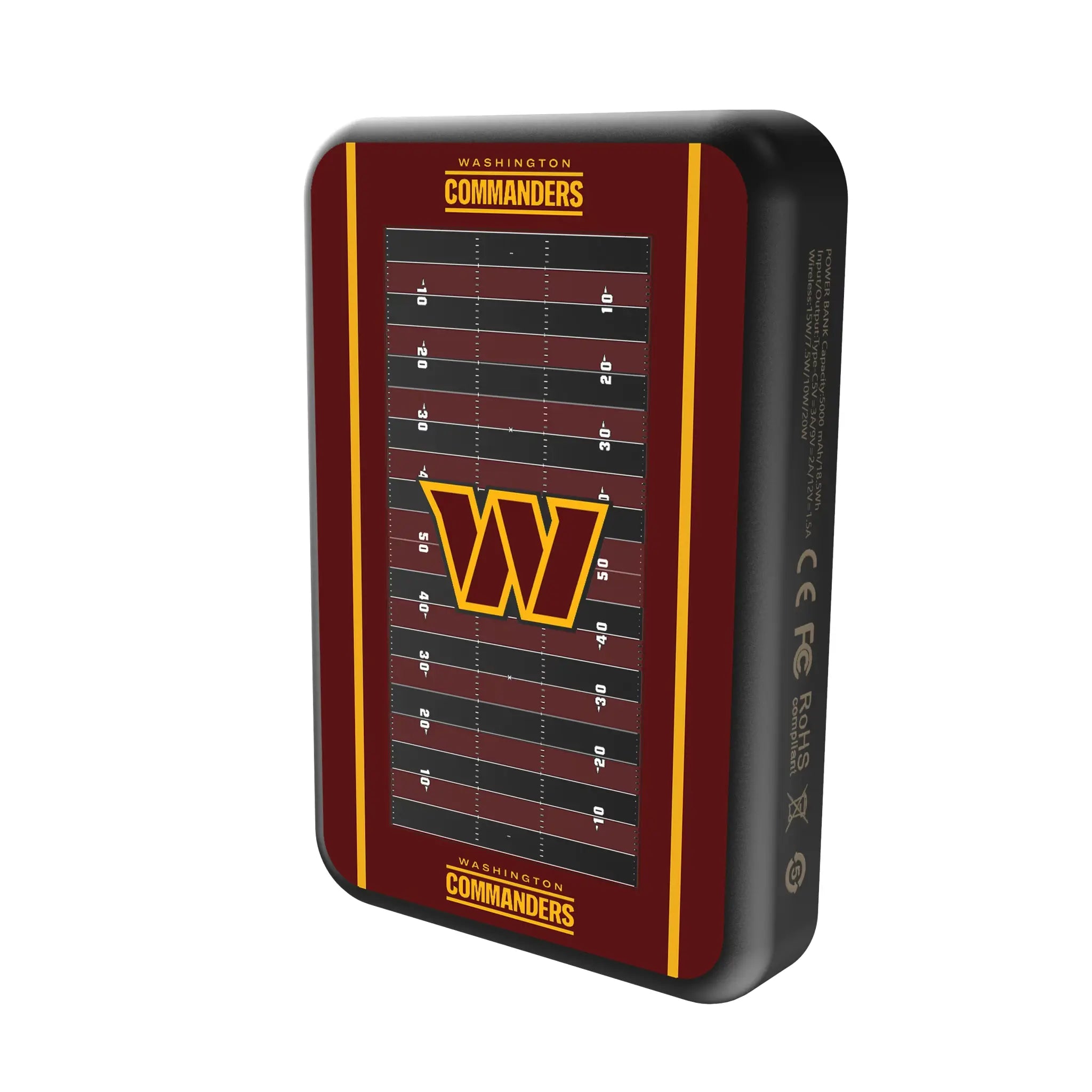 Washington Commanders Field Wireless Mag Power Bank