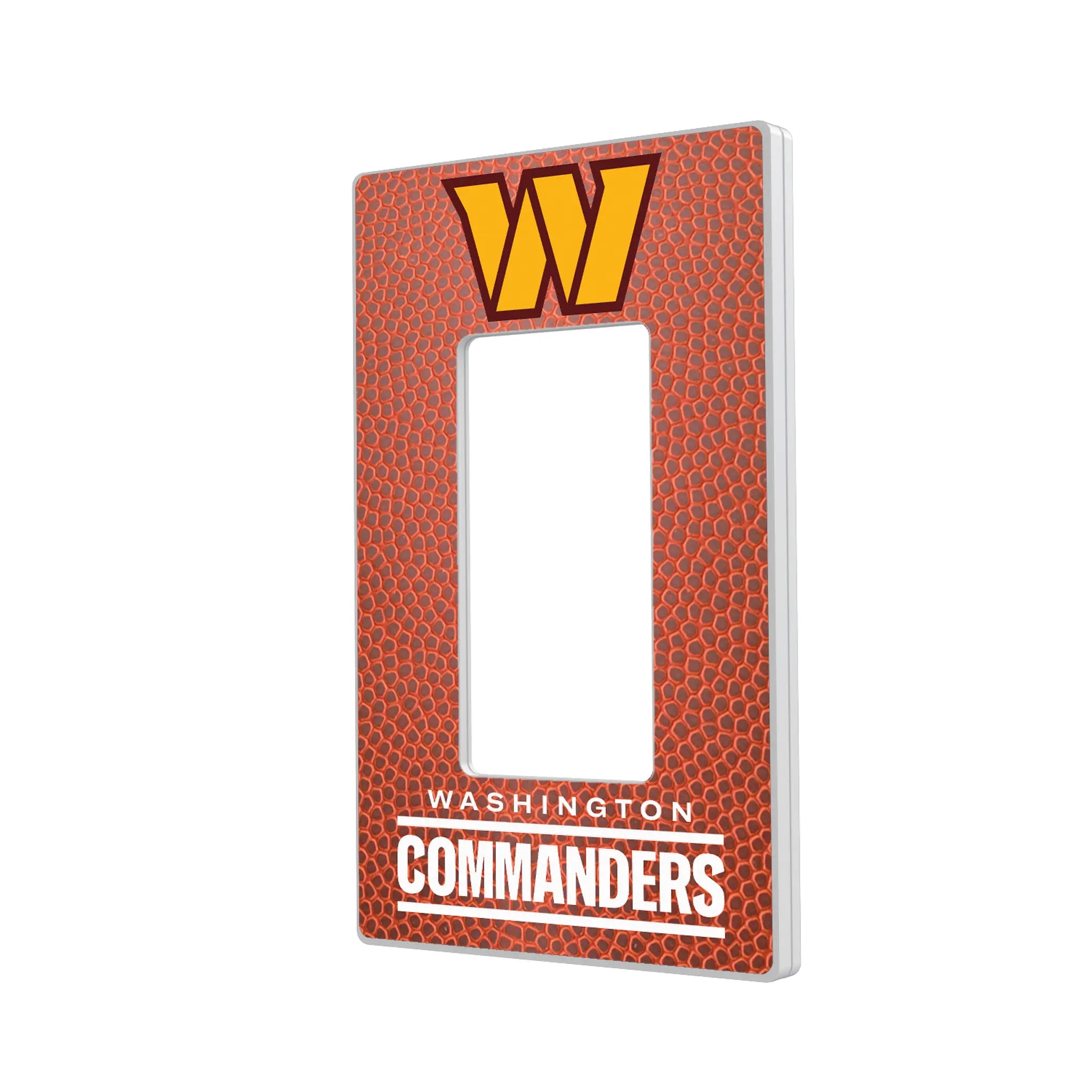 Washington Commanders Football Hidden-Screw Light Switch Plate#Style_Single Rocker