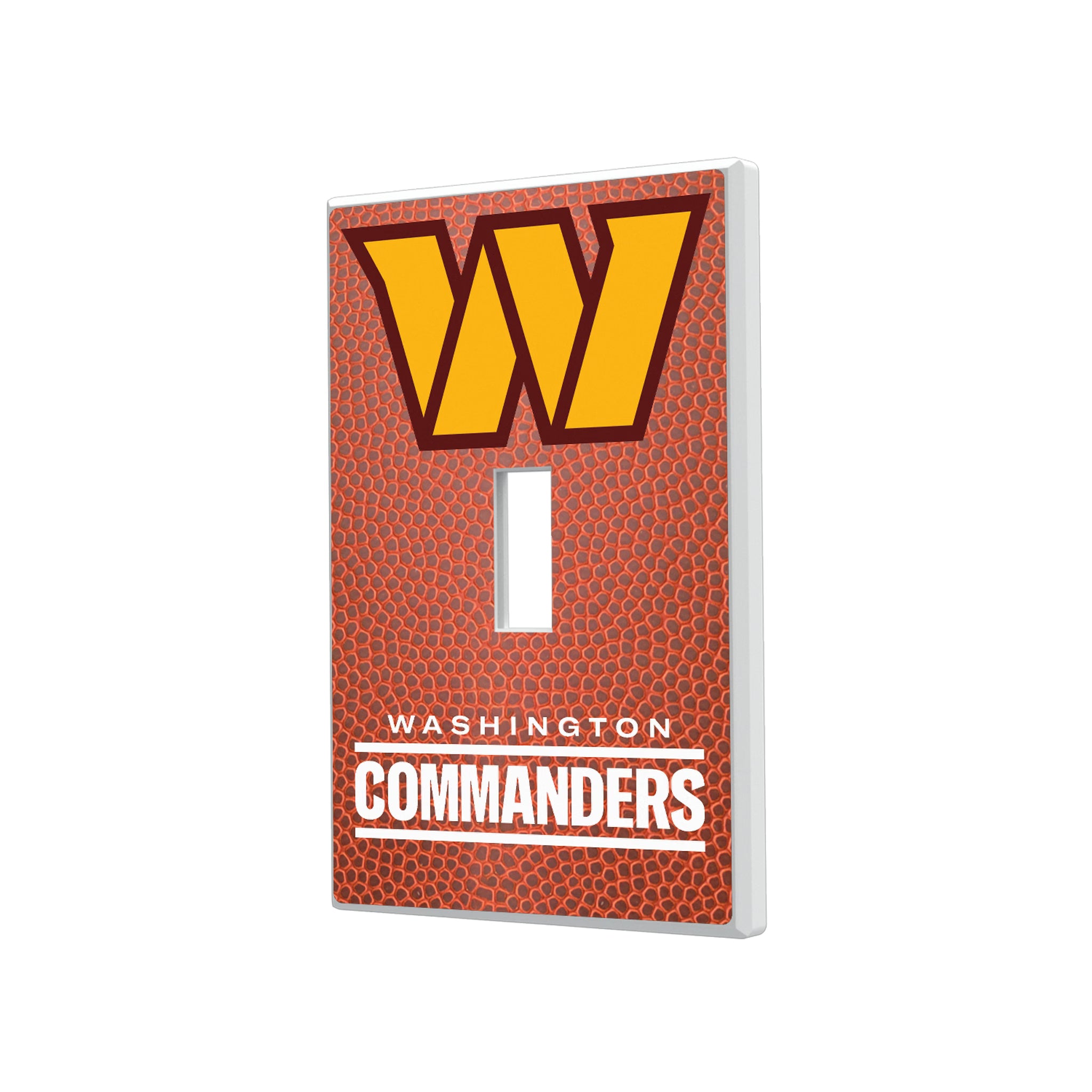 Washington Commanders Football Hidden-Screw Light Switch Plate#Style_Single Toggle