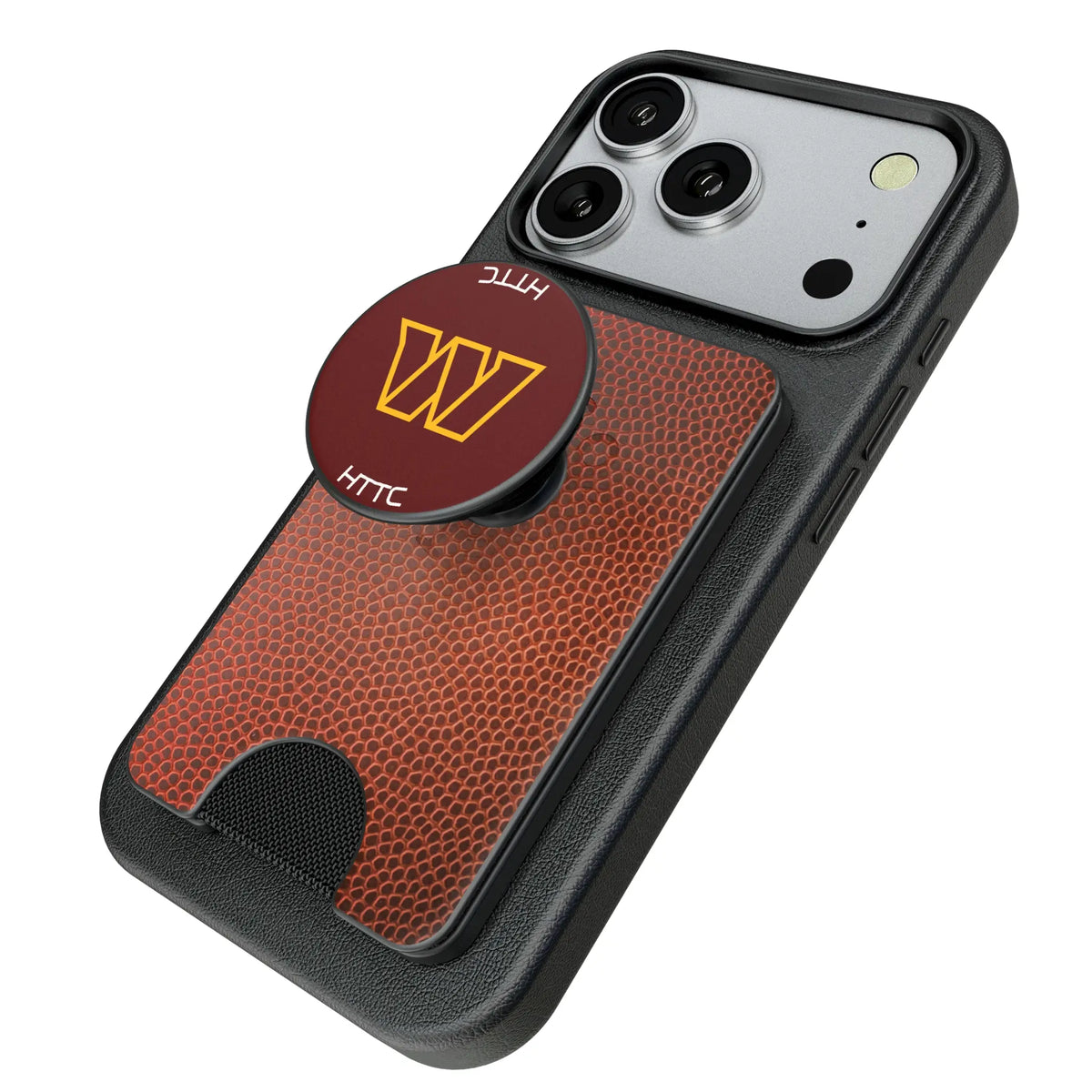 Washington Commanders Football Popsockets Wallet Magnetic - Isometric View
