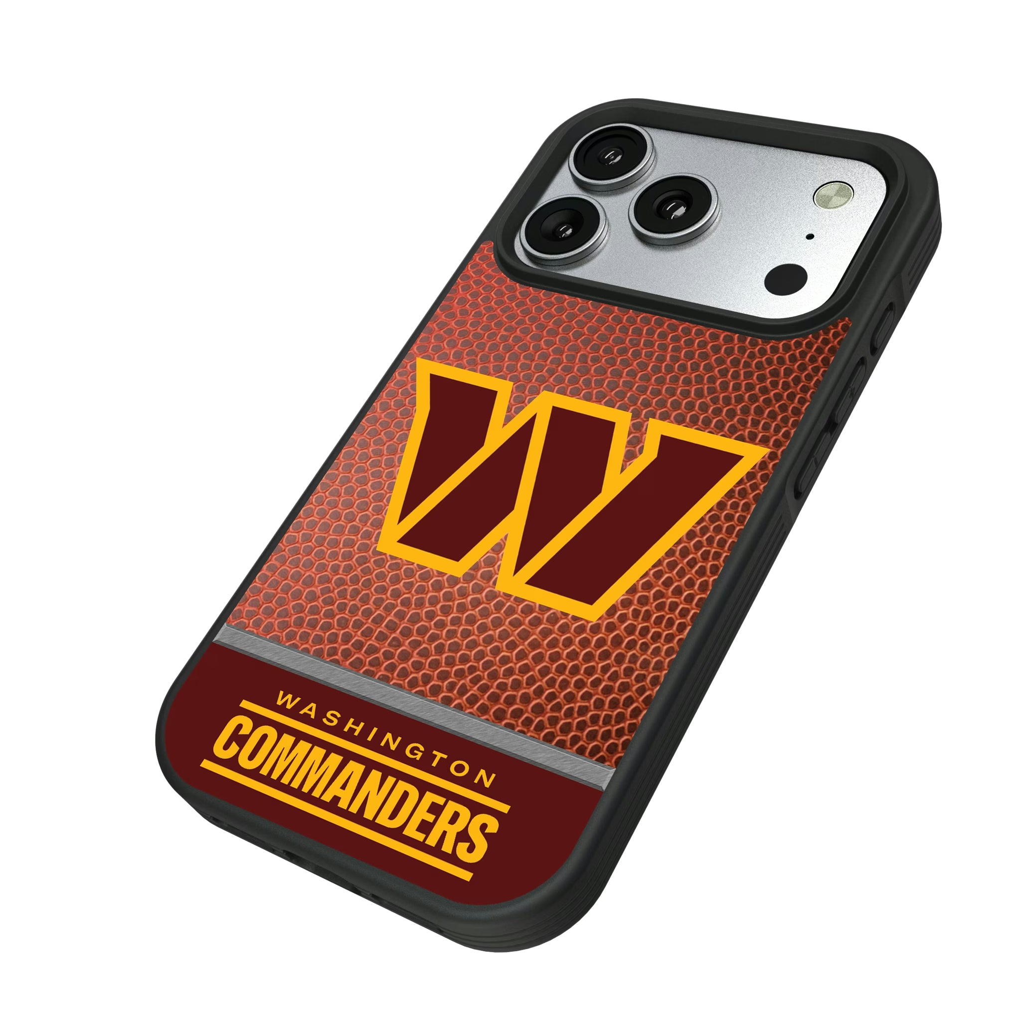 Washington Commanders Football Wordmark iPhone Bump Phone Case for Apple iPhone - Isometric View#Device_iPhone 17 Pro