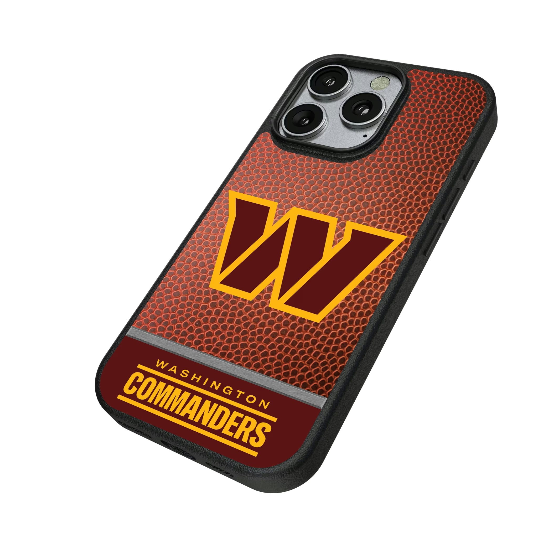 Washington Commanders Football Wordmark iPhone MagSafe Compatible Phone Case for Apple iPhone - Isometric View
