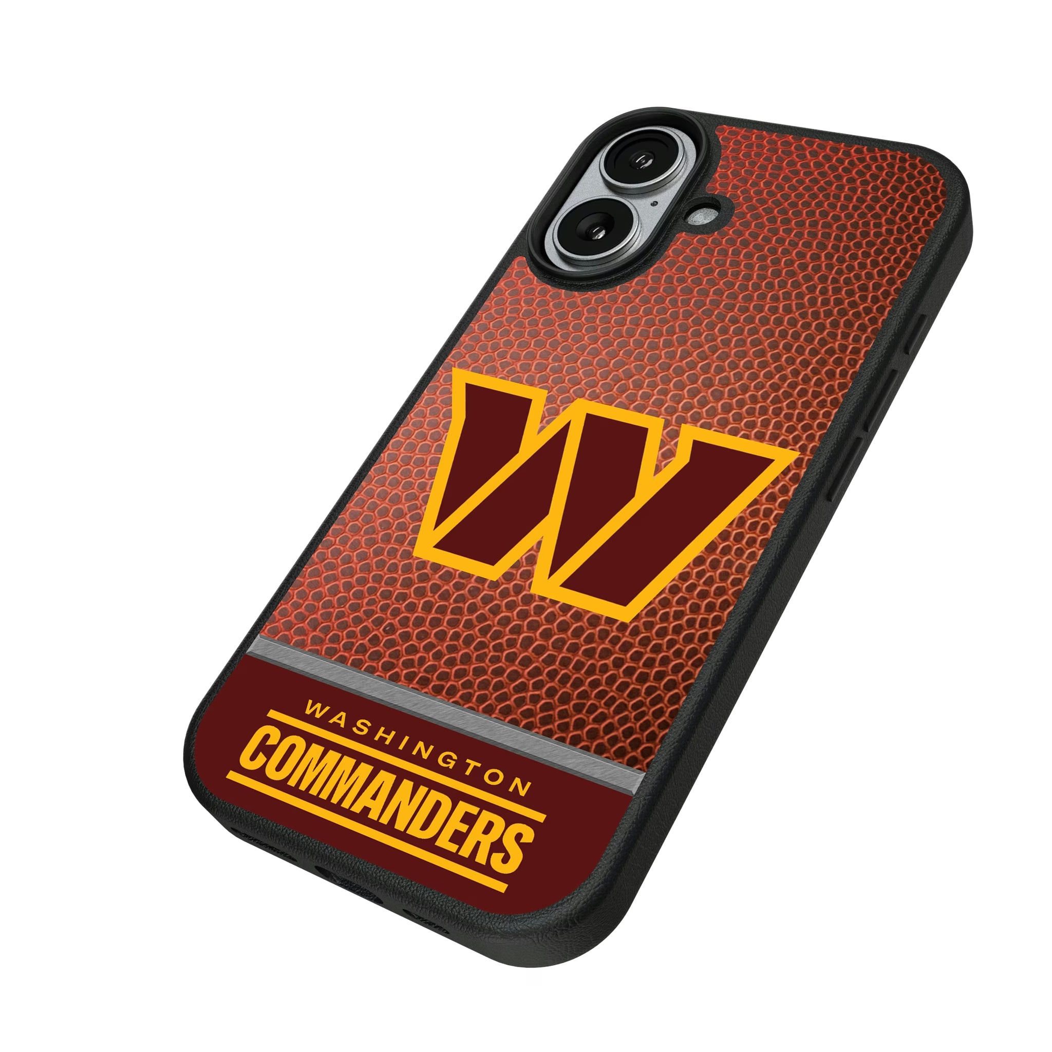 Washington Commanders Football Wordmark iPhone MagSafe Compatible Phone Case for Apple iPhone - Isometric View#Device_iPhone 17