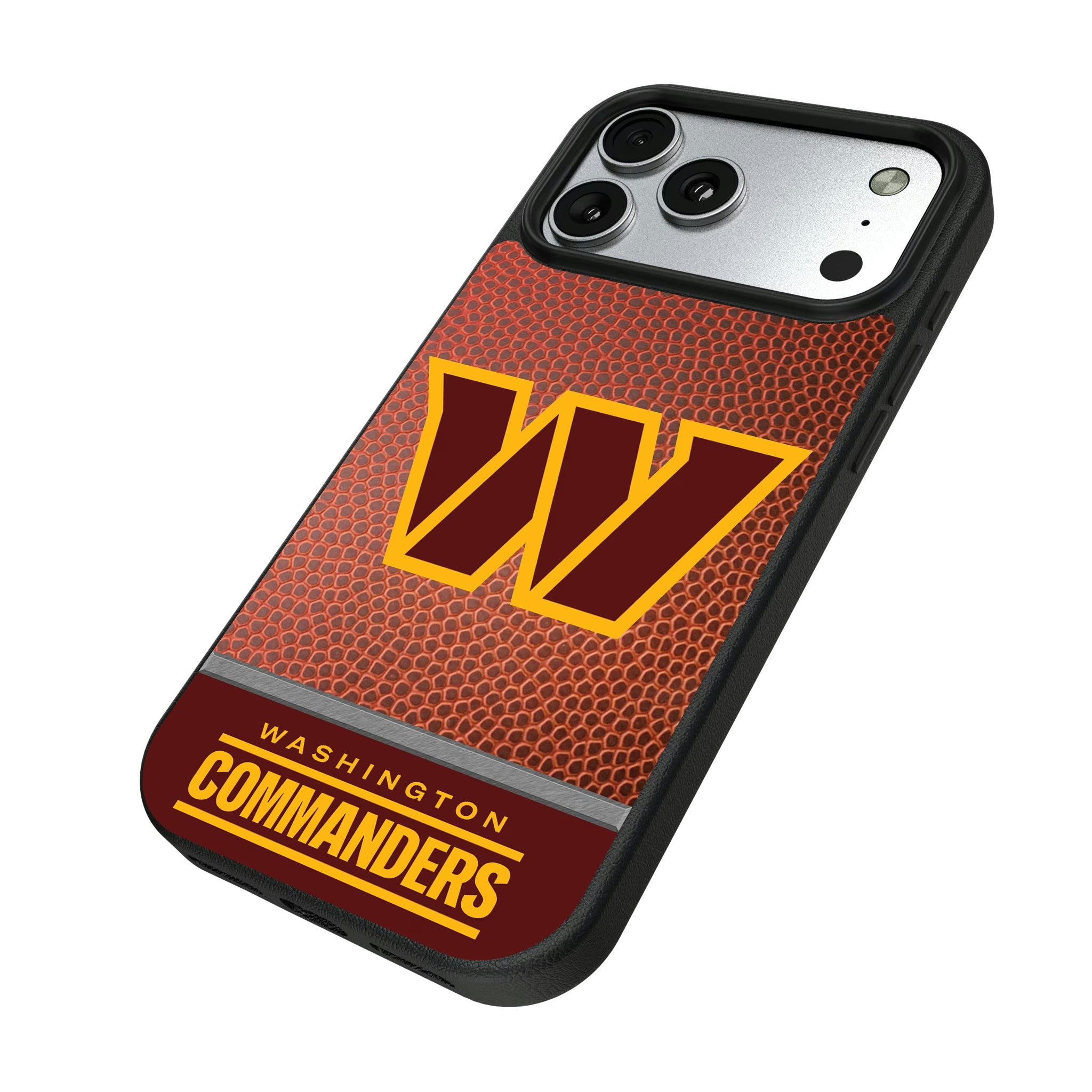 Washington Commanders Football Wordmark iPhone MagSafe Compatible Phone Case for Apple iPhone - Isometric View#Device_iPhone 17 Pro Max