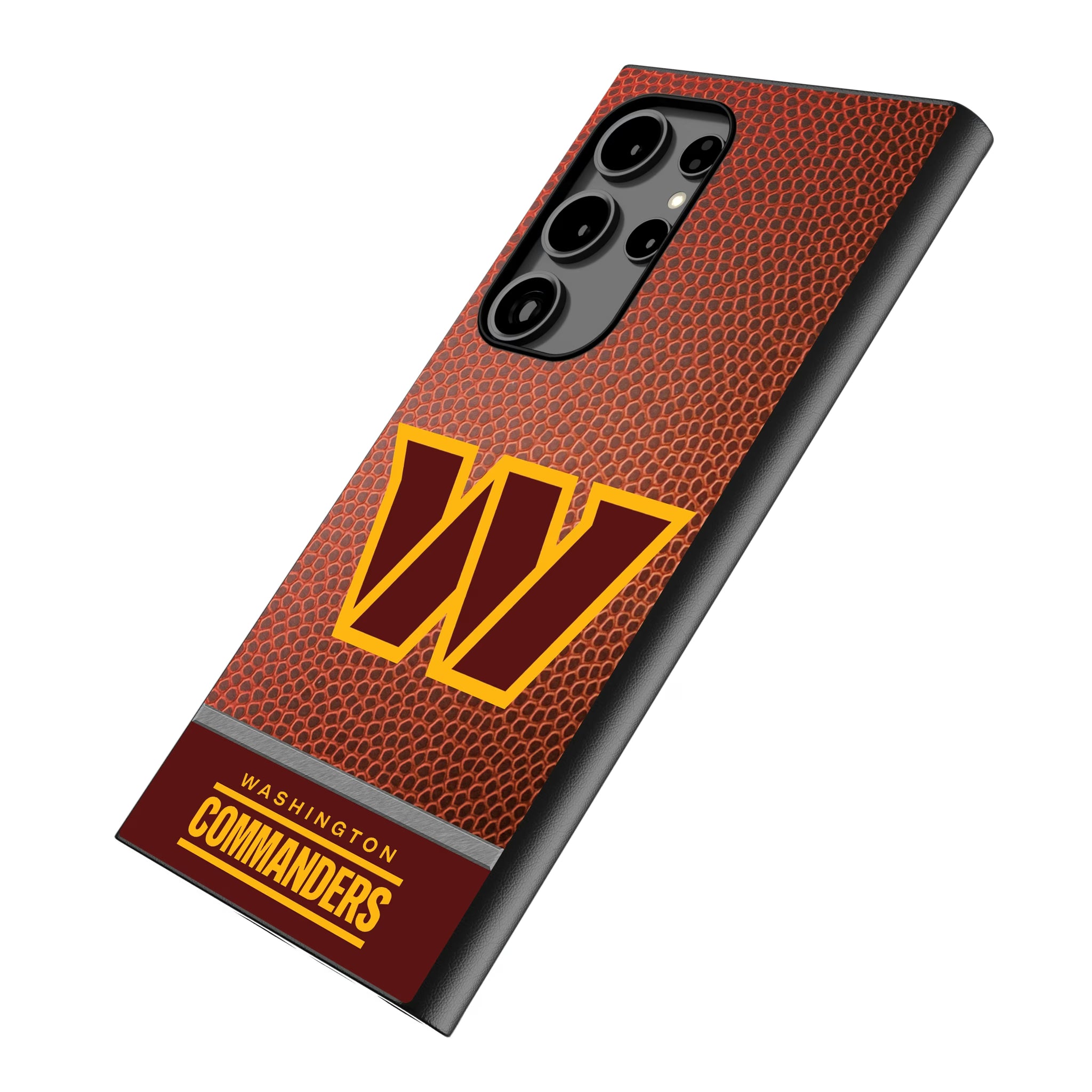 Washington Commanders Football Wordmark Galaxy MagSafe Compatible Phone Case for Samsung Galaxy - Isometric View